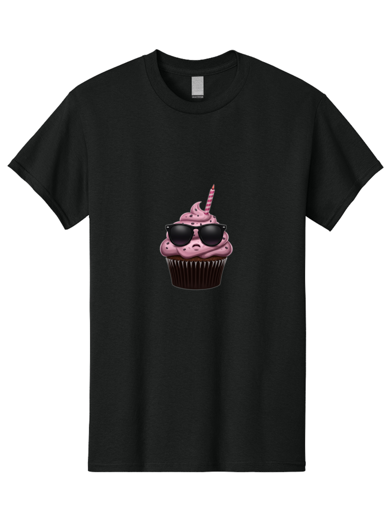 Cupcake-With-Sunglasses-3 Men'S Graphic Tee, 100% Cotton, Comfortable Casual Summer Wear, Machine Washable, Vintage Camera, Old Camera, Antique Camera, Black Camera, Classic Photography, Photography Equipment, Nostalgic Device, Film Camera, Bah874