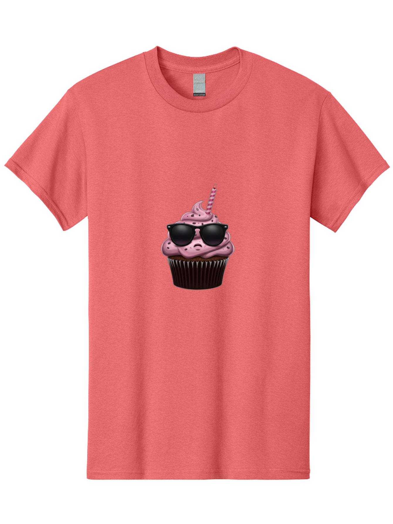 Cupcake-With-Sunglasses-3 Men'S Graphic Tee, 100% Cotton, Comfortable Casual Summer Wear, Machine Washable, Vintage Camera, Old Camera, Antique Camera, Black Camera, Classic Photography, Photography Equipment, Nostalgic Device, Film Camera, Bah874