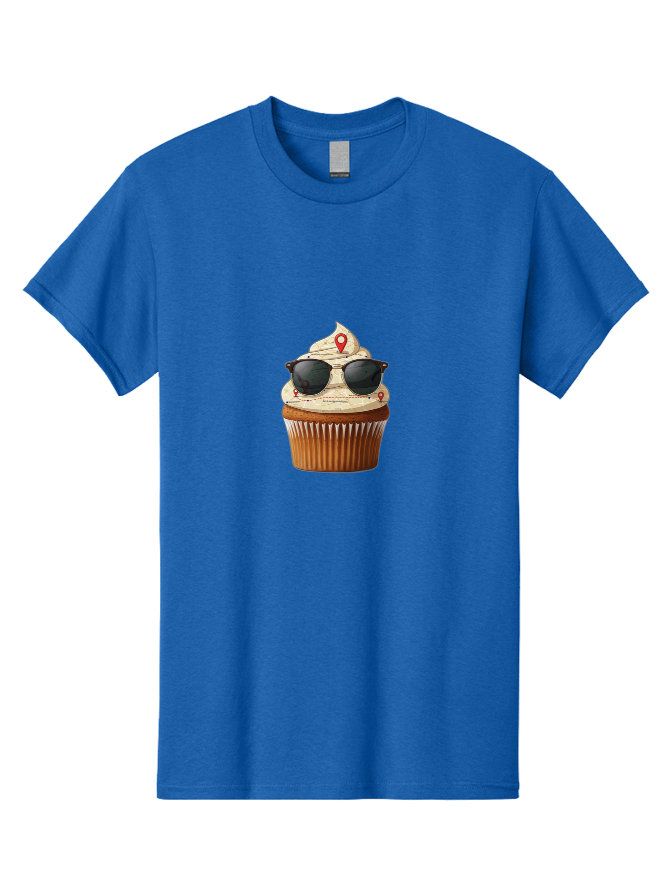 Cupcake-With-Sunglasses-6 Men'S Graphic Tee, 100% Cotton, Comfortable Casual Summer Wear, Machine Washable, Vintage Camera, Old Camera, Antique Camera, Black Camera, Classic Photography, Photography Equipment, Nostalgic Device, Film Camera, Bah877