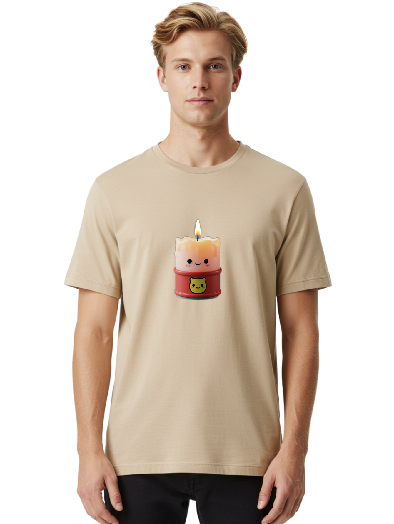 Cute-Cat-Candle Men'S Graphic Tee, 100% Cotton, Comfortable Casual Summer Wear, Machine Washable, Vintage Camera, Old Camera, Antique Camera, Black Camera, Classic Photography, Photography Equipment, Nostalgic Device, Film Camera, Camera Art Bah882