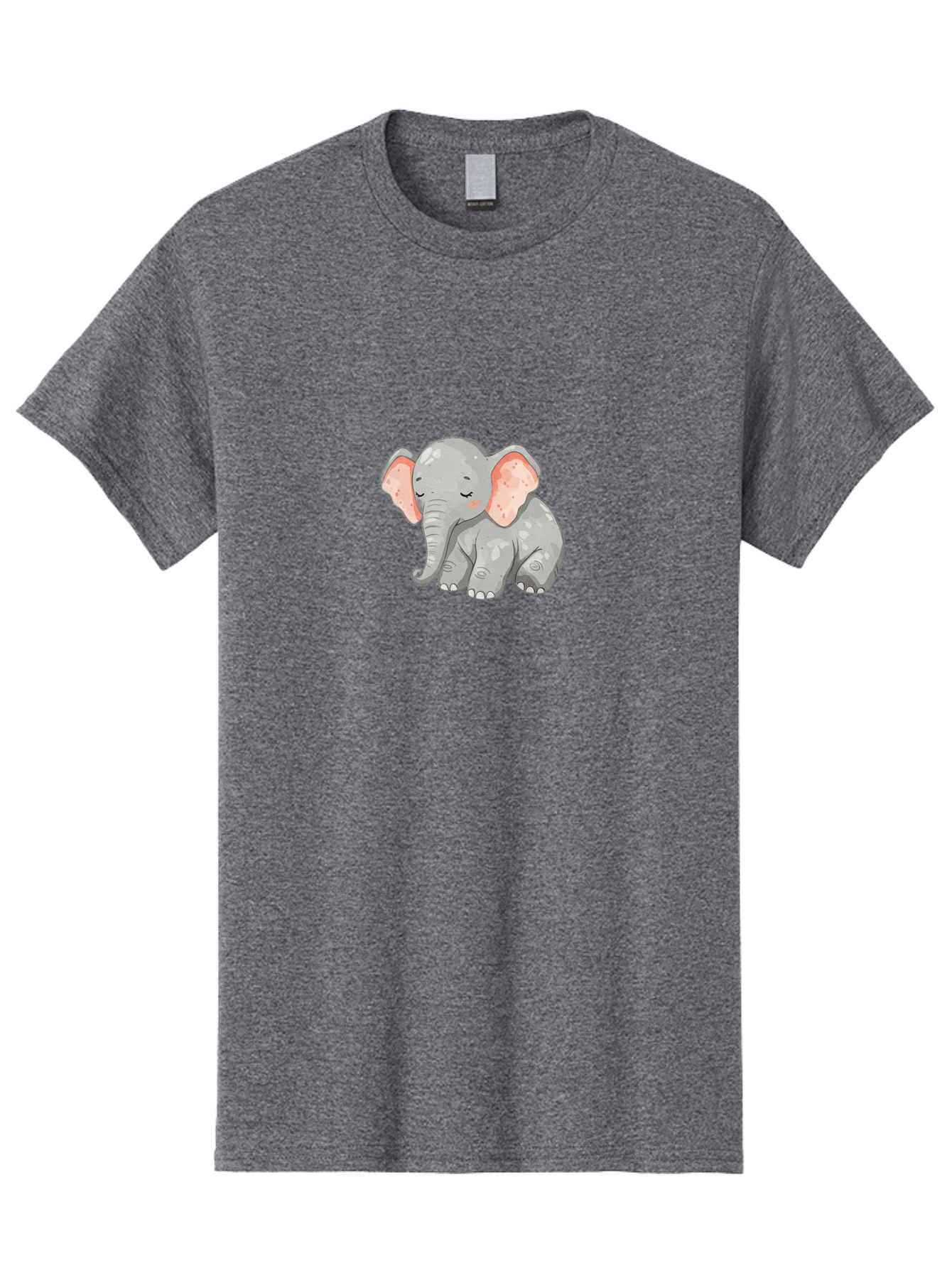 Cute-Elephant-1 Men'S Graphic Tee, 100% Cotton, Comfortable Casual Summer Wear, Machine Washable, Vintage Camera, Old Camera, Antique Camera, Black Camera, Classic Photography, Photography Equipment, Nostalgic Device, Film Camera, Camera Art Bah884