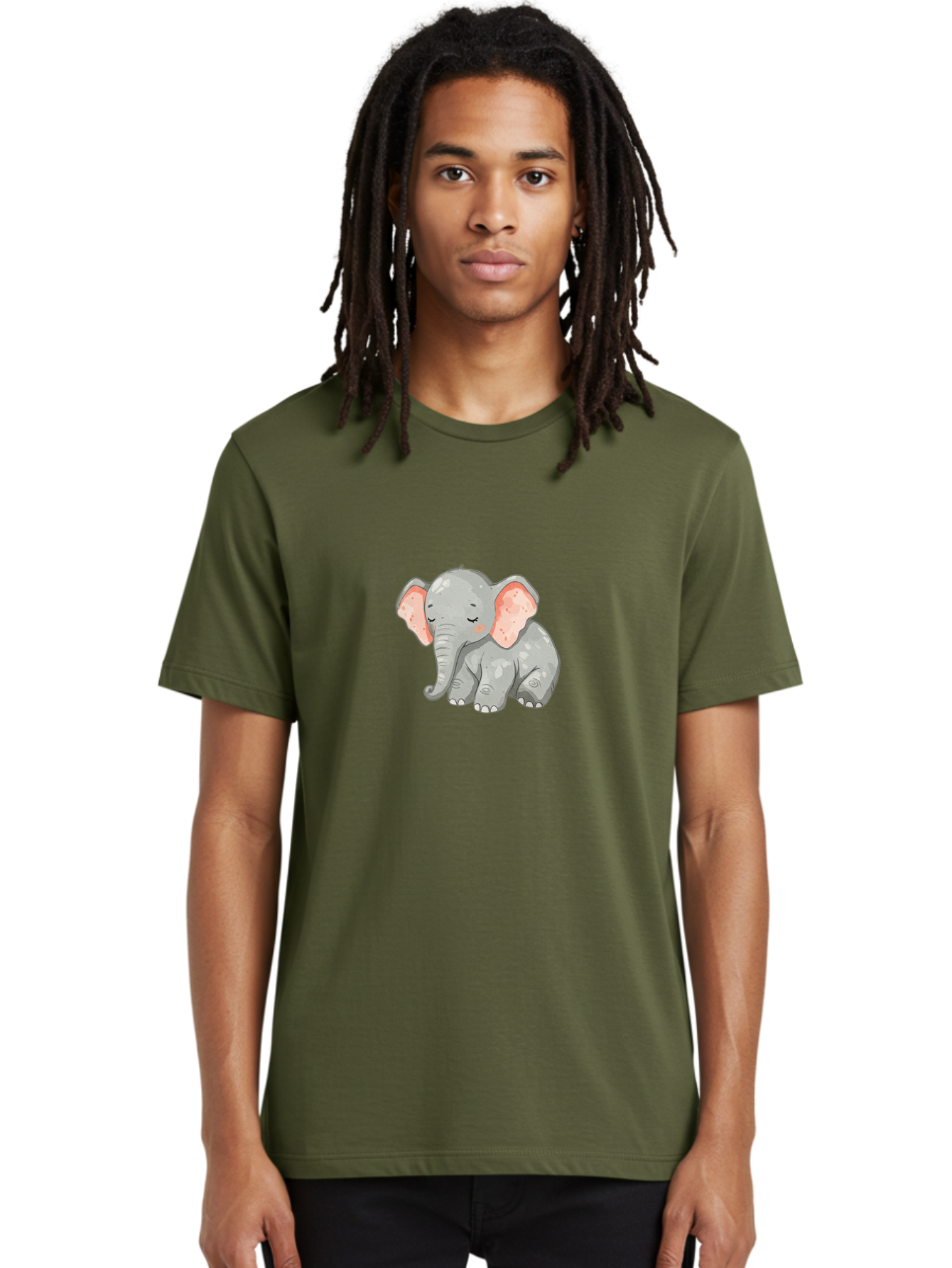 Cute-Elephant-1 Men'S Graphic Tee, 100% Cotton, Comfortable Casual Summer Wear, Machine Washable, Vintage Camera, Old Camera, Antique Camera, Black Camera, Classic Photography, Photography Equipment, Nostalgic Device, Film Camera, Camera Art Bah884