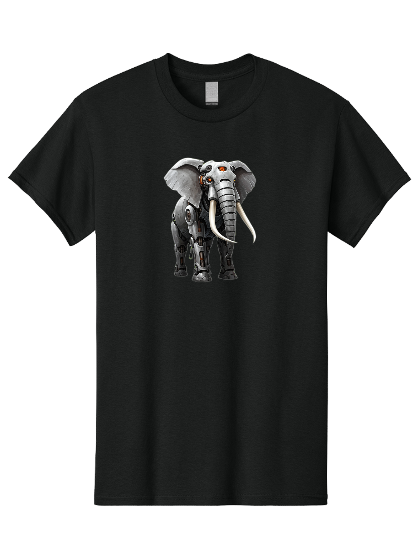 Cybernetic-Elephant Men'S Graphic Tee, 100% Cotton, Comfortable Casual Summer Wear, Machine Washable, Vintage Camera, Old Camera, Antique Camera, Black Camera, Classic Photography, Photography Equipment, Nostalgic Device, Film Camera, Bah888