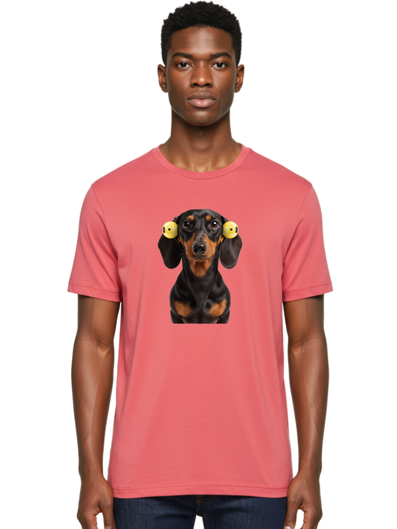 Dachshund-With-Tennis-Balls Men'S Graphic Tee, 100% Cotton, Comfortable Casual Summer Wear, Machine Washable, Vintage Camera, Old Camera, Antique Camera, Black Camera, Classic Photography, Photography Equipment, Nostalgic Device, Film Camera, Bah893
