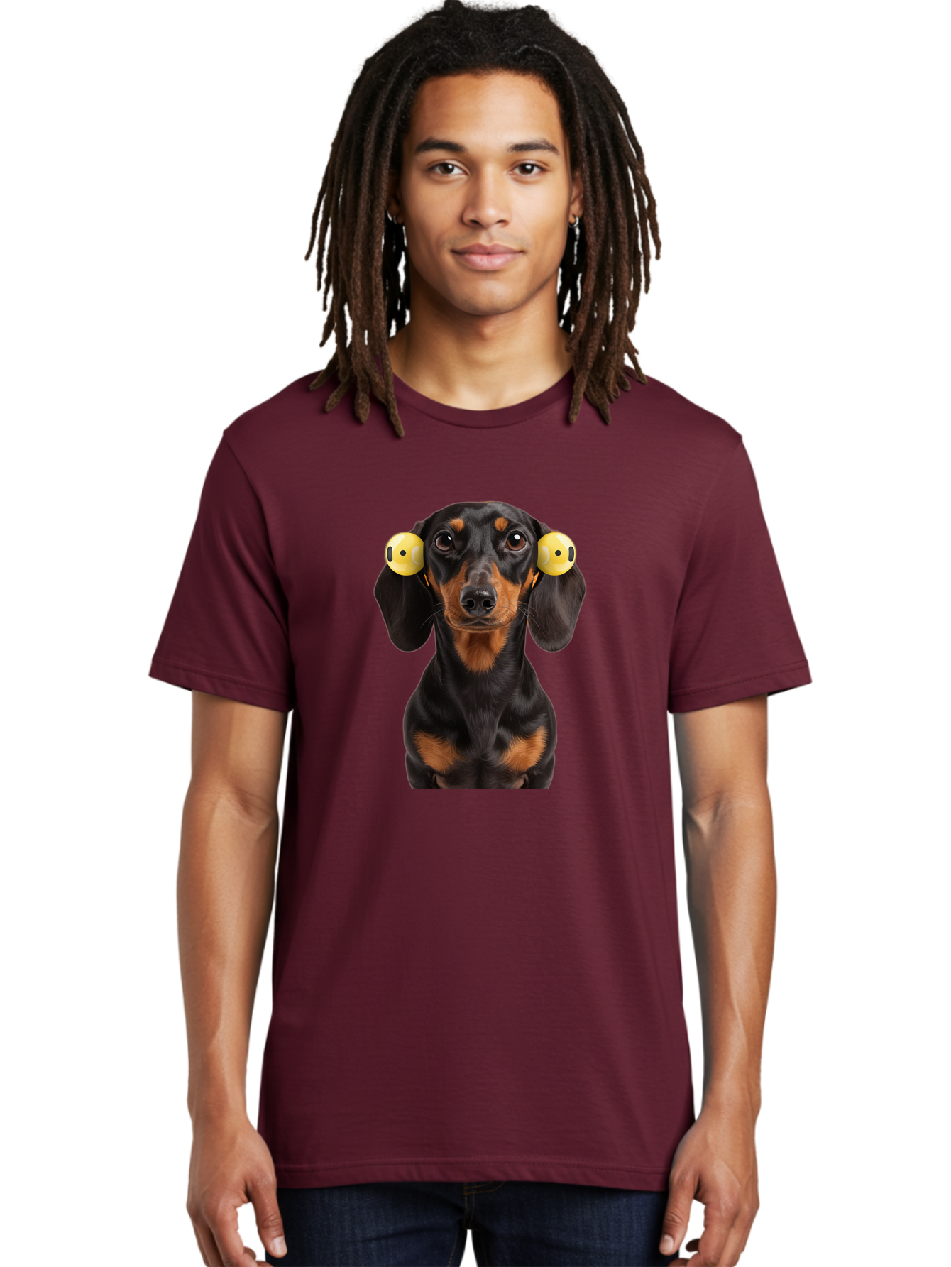 Dachshund-With-Tennis-Balls Men'S Graphic Tee, 100% Cotton, Comfortable Casual Summer Wear, Machine Washable, Vintage Camera, Old Camera, Antique Camera, Black Camera, Classic Photography, Photography Equipment, Nostalgic Device, Film Camera, Bah893