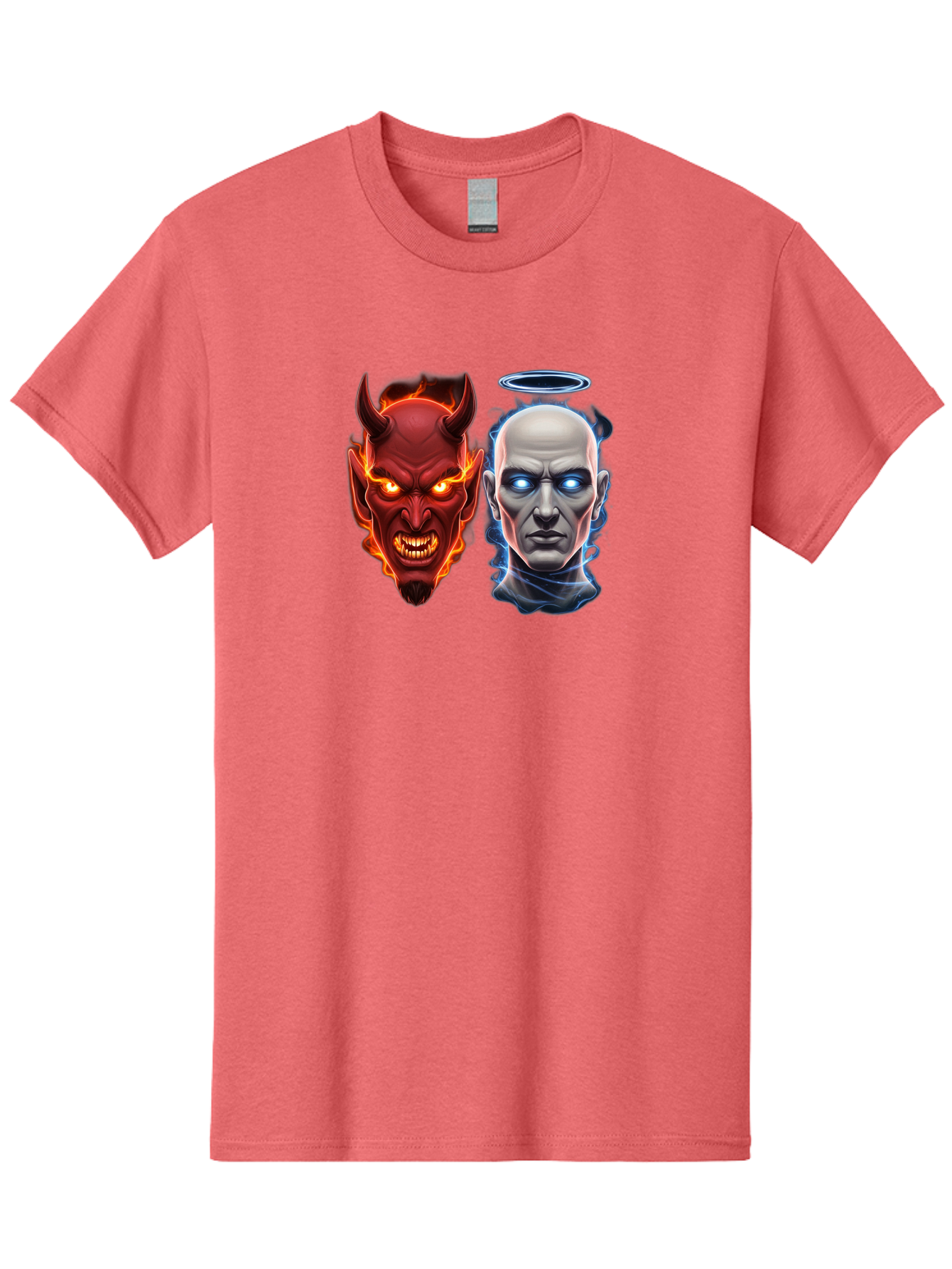 Devil-And-Angel Men'S Graphic Tee, 100% Cotton, Comfortable Casual Summer Wear, Machine Washable, Vintage Camera, Old Camera, Antique Camera, Black Camera, Classic Photography, Photography Equipment, Nostalgic Device, Film Camera, Camera Art Bah899