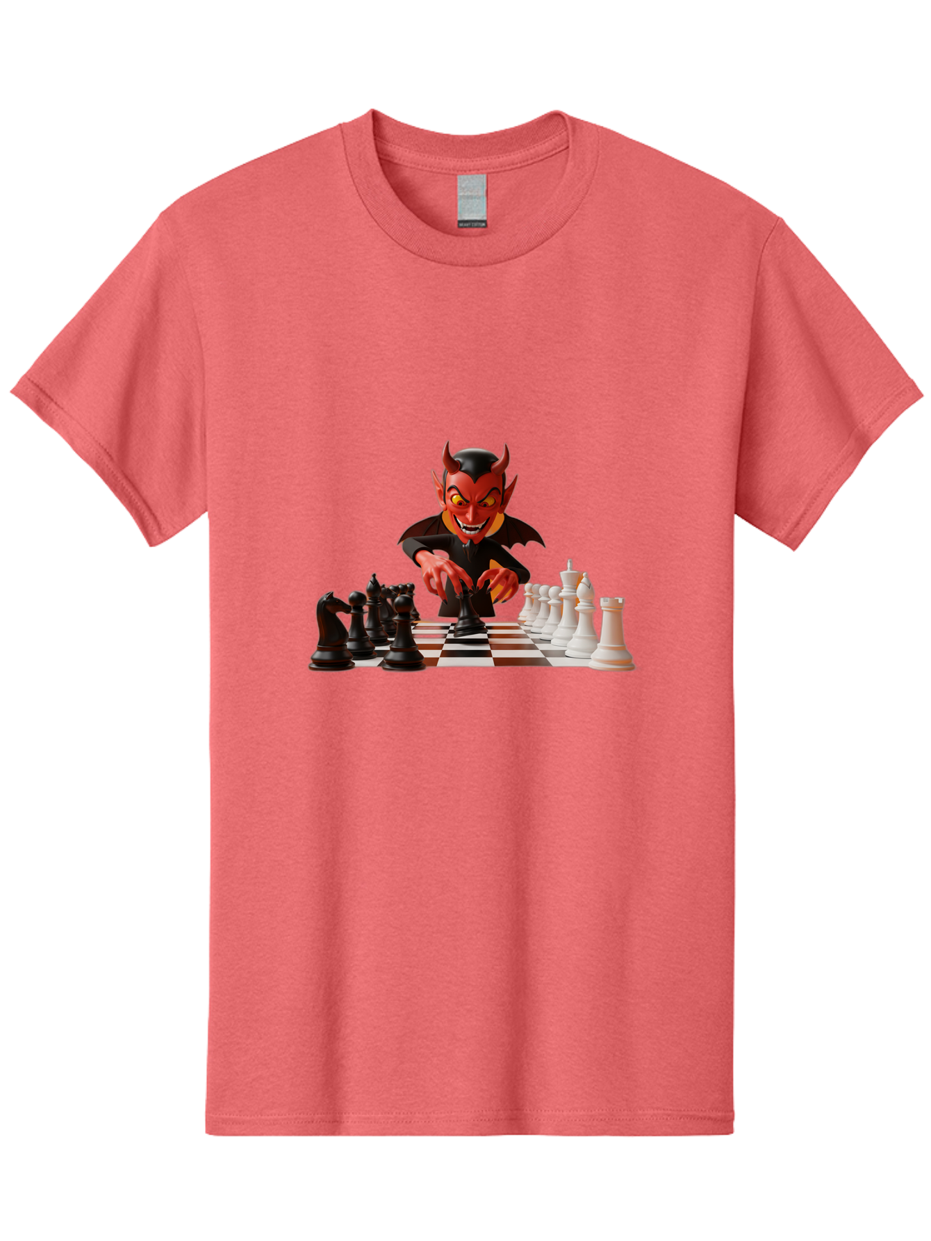 Devil-Playing-Chess Men'S Graphic Tee, 100% Cotton, Comfortable Casual Summer Wear, Machine Washable, Vintage Camera, Old Camera, Antique Camera, Black Camera, Classic Photography, Photography Equipment, Nostalgic Device, Film Camera, Bah902