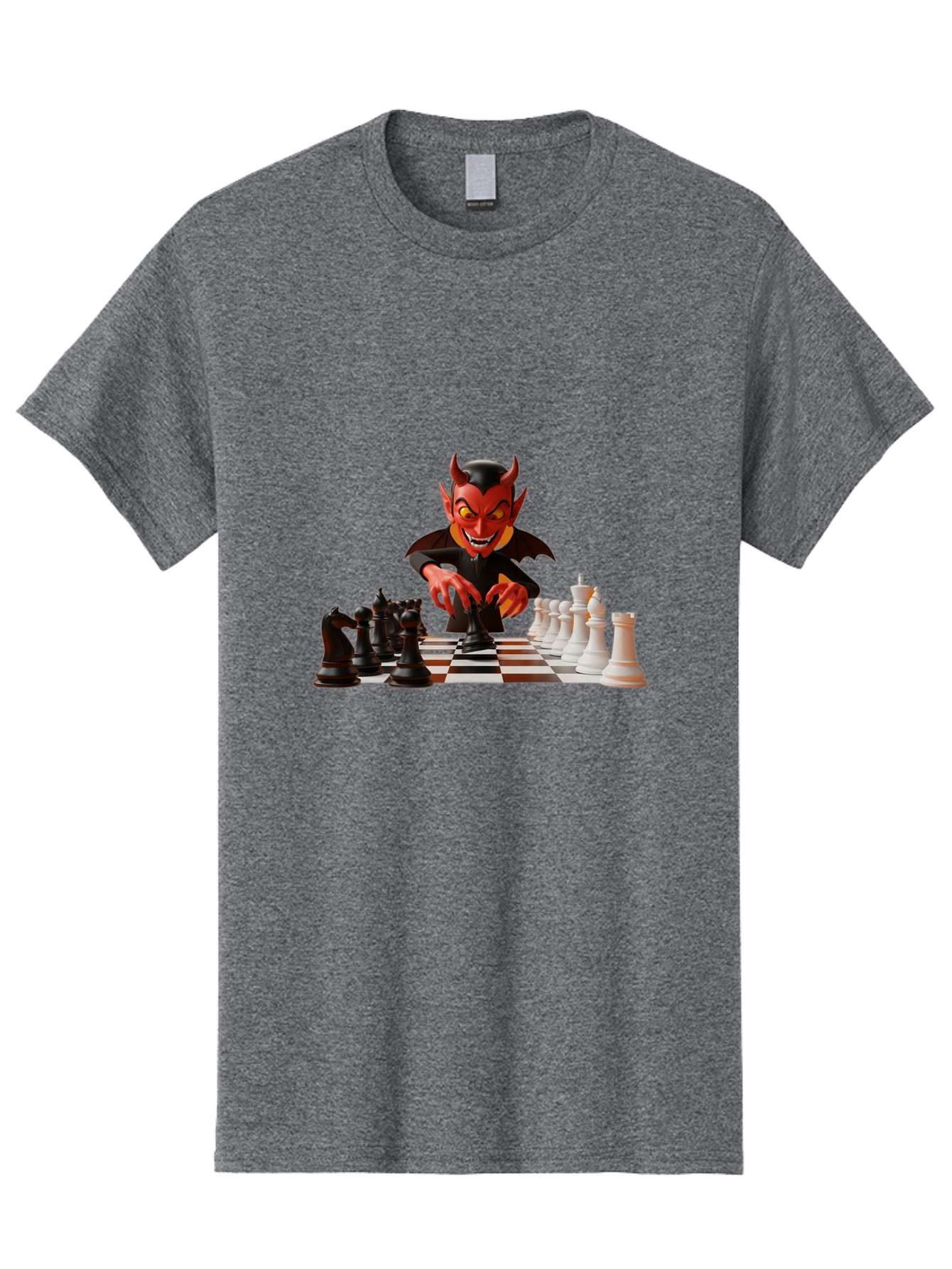 Devil-Playing-Chess Men'S Graphic Tee, 100% Cotton, Comfortable Casual Summer Wear, Machine Washable, Vintage Camera, Old Camera, Antique Camera, Black Camera, Classic Photography, Photography Equipment, Nostalgic Device, Film Camera, Bah902