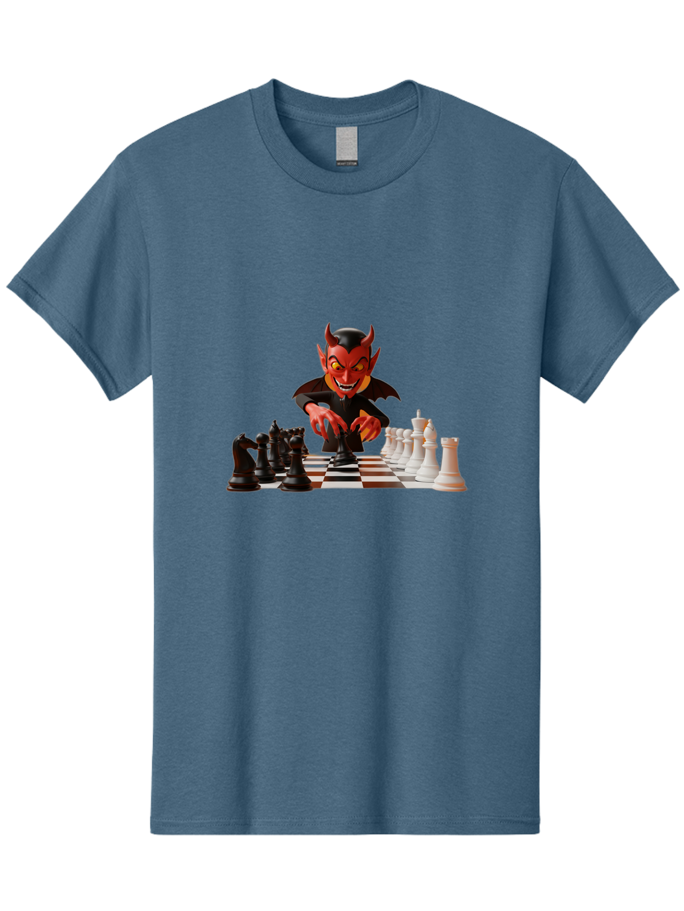 Devil-Playing-Chess Men'S Graphic Tee, 100% Cotton, Comfortable Casual Summer Wear, Machine Washable, Vintage Camera, Old Camera, Antique Camera, Black Camera, Classic Photography, Photography Equipment, Nostalgic Device, Film Camera, Bah902