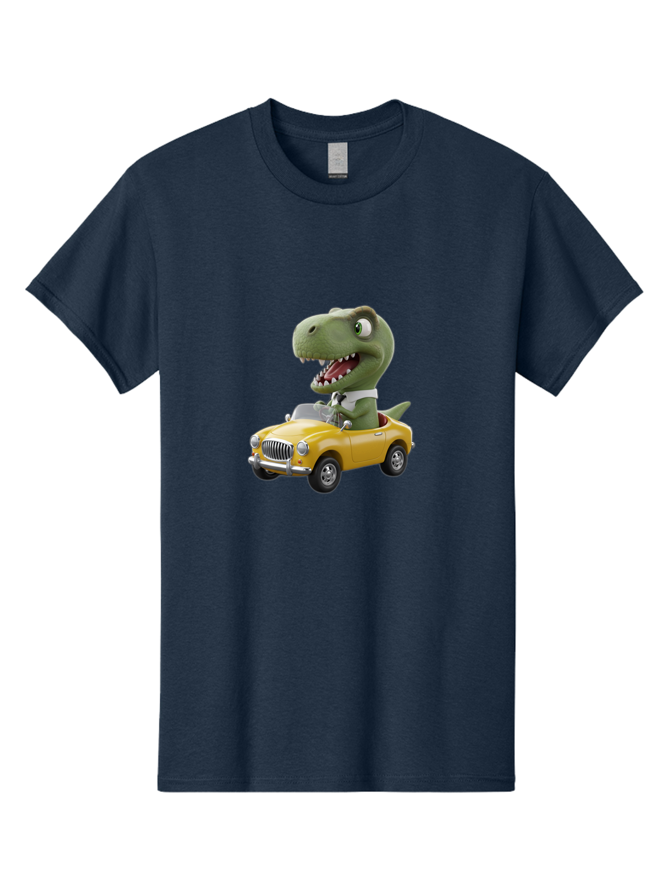 Dino-Driving-Convertible Men'S Graphic Tee, 100% Cotton, Comfortable Casual Summer Wear, Machine Washable, Vintage Camera, Old Camera, Antique Camera, Black Camera, Classic Photography, Photography Equipment, Nostalgic Device, Film Camera, Bah909