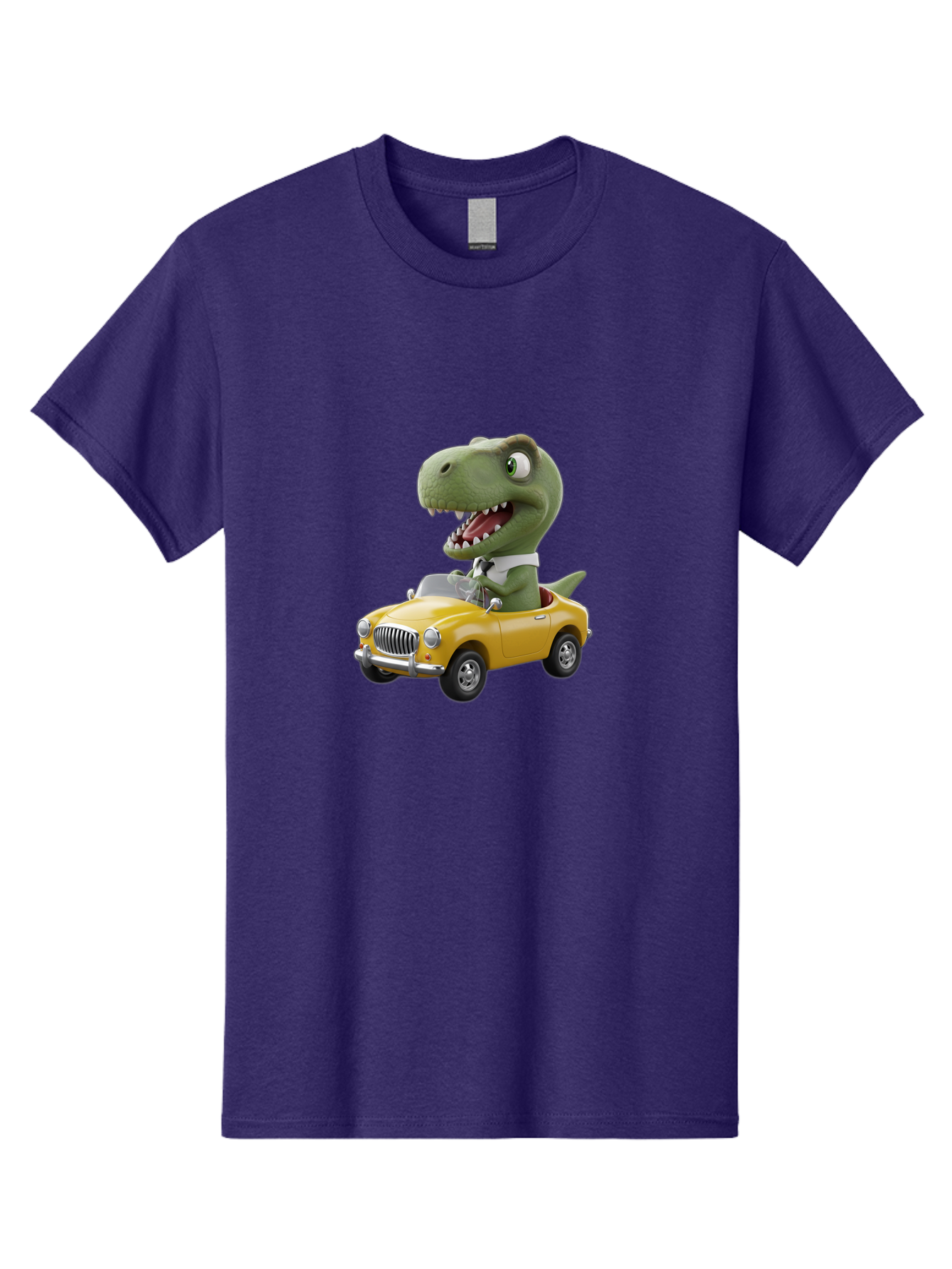 Dino-Driving-Convertible Men'S Graphic Tee, 100% Cotton, Comfortable Casual Summer Wear, Machine Washable, Vintage Camera, Old Camera, Antique Camera, Black Camera, Classic Photography, Photography Equipment, Nostalgic Device, Film Camera, Bah909