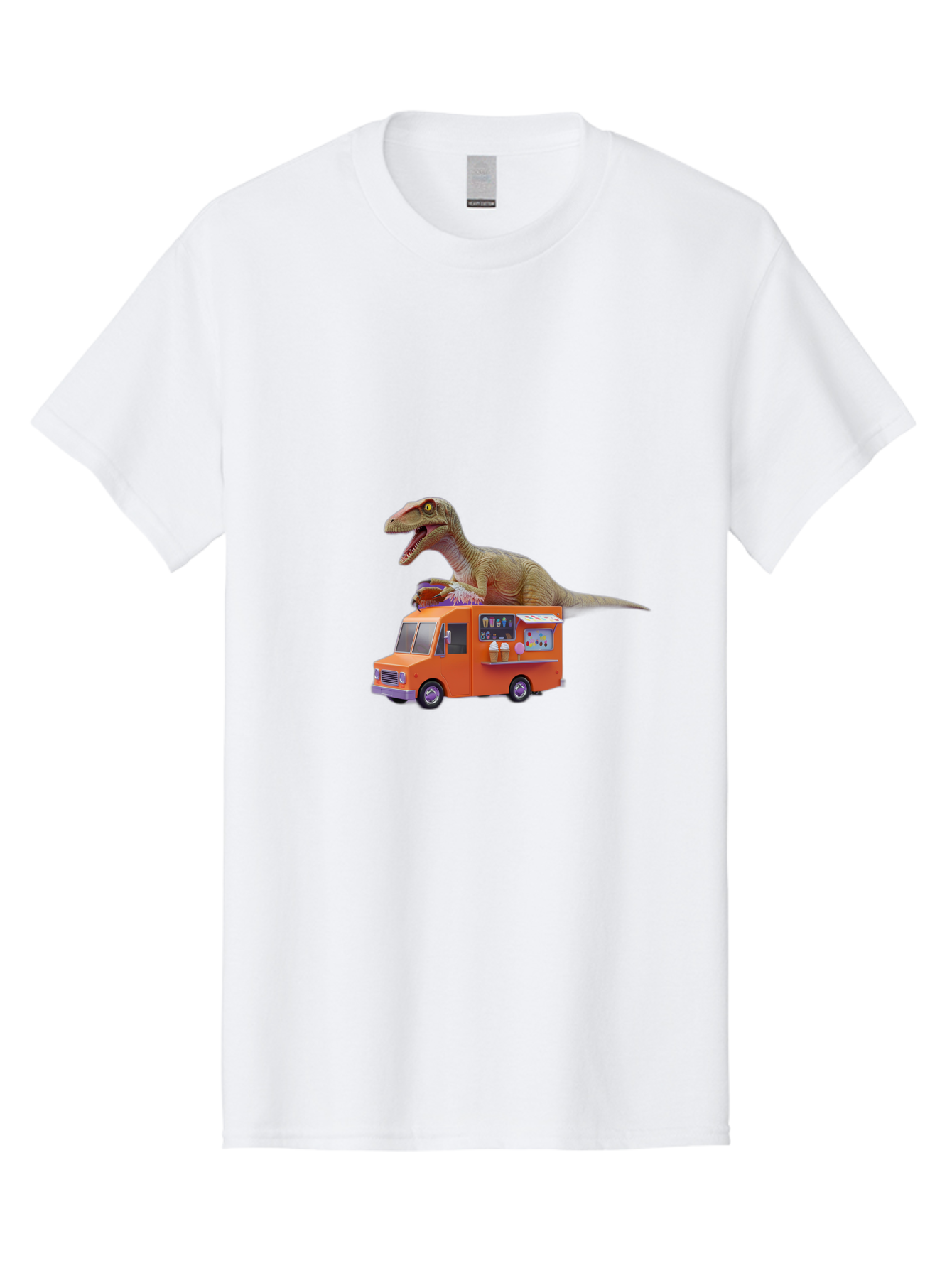 Dino-Ice-Cream Men'S Graphic Tee, 100% Cotton, Comfortable Casual Summer Wear, Machine Washable, Vintage Camera, Old Camera, Antique Camera, Black Camera, Classic Photography, Photography Equipment, Nostalgic Device, Film Camera, Camera Art Bah913