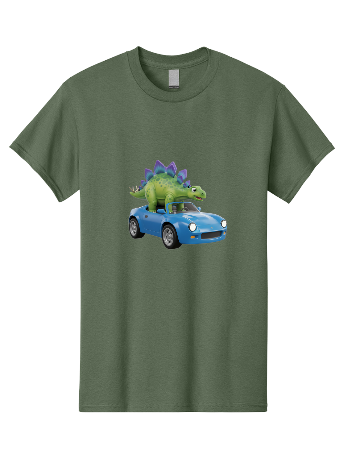 Dino-In-Blue-Car Men'S Graphic Tee, 100% Cotton, Comfortable Casual Summer Wear, Machine Washable, Vintage Camera, Old Camera, Antique Camera, Black Camera, Classic Photography, Photography Equipment, Nostalgic Device, Film Camera, Camera Art Bah914