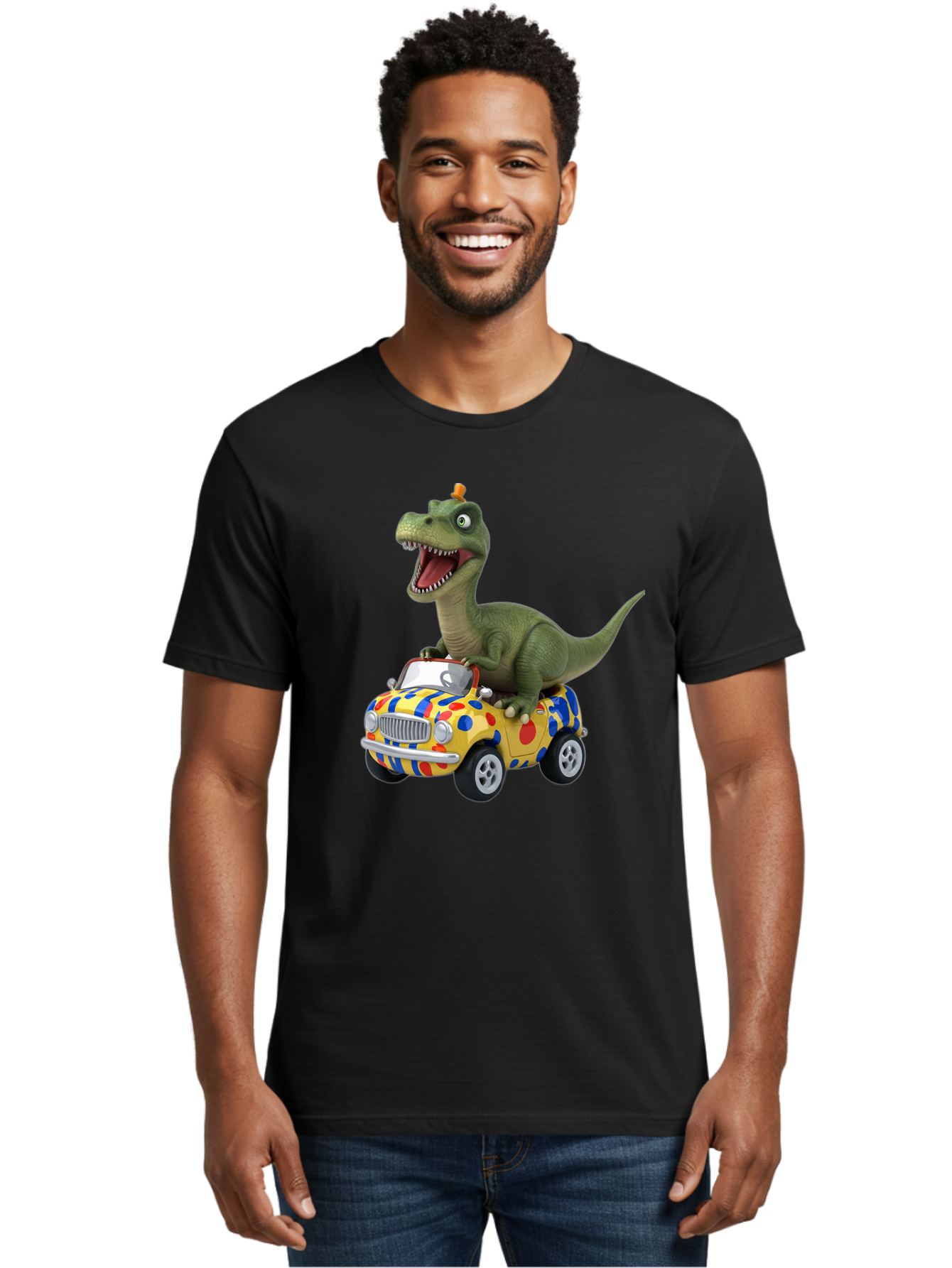 Dino-In-Car Men'S Graphic Tee, 100% Cotton, Comfortable Casual Summer Wear, Machine Washable, Vintage Camera, Old Camera, Antique Camera, Black Camera, Classic Photography, Photography Equipment, Nostalgic Device, Film Camera, Camera Art Bah915