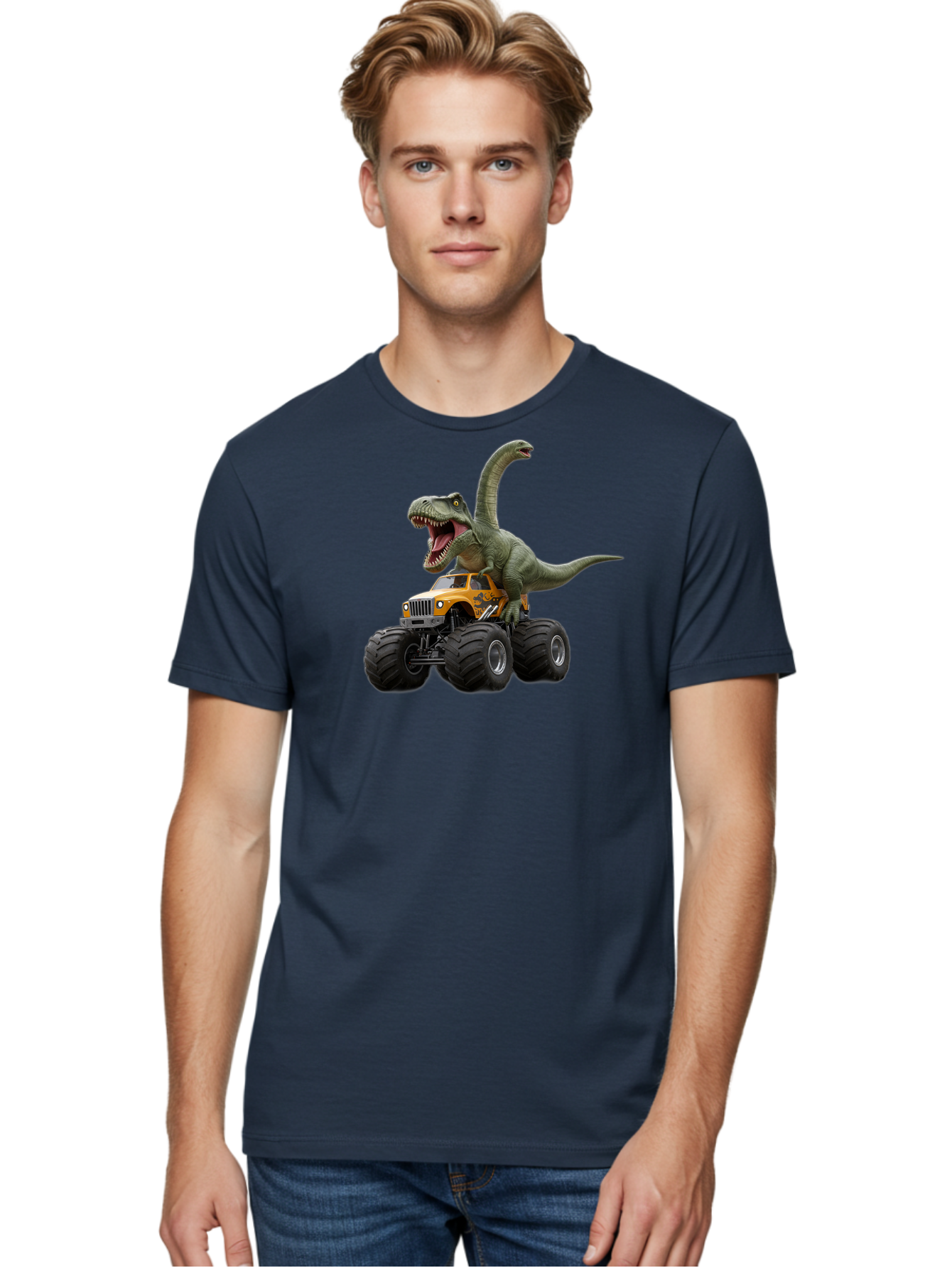 Dino-Truck Men'S Graphic Tee, 100% Cotton, Comfortable Casual Summer Wear, Machine Washable, Vintage Camera, Old Camera, Antique Camera, Black Camera, Classic Photography, Photography Equipment, Nostalgic Device, Film Camera, Camera Art Bah927