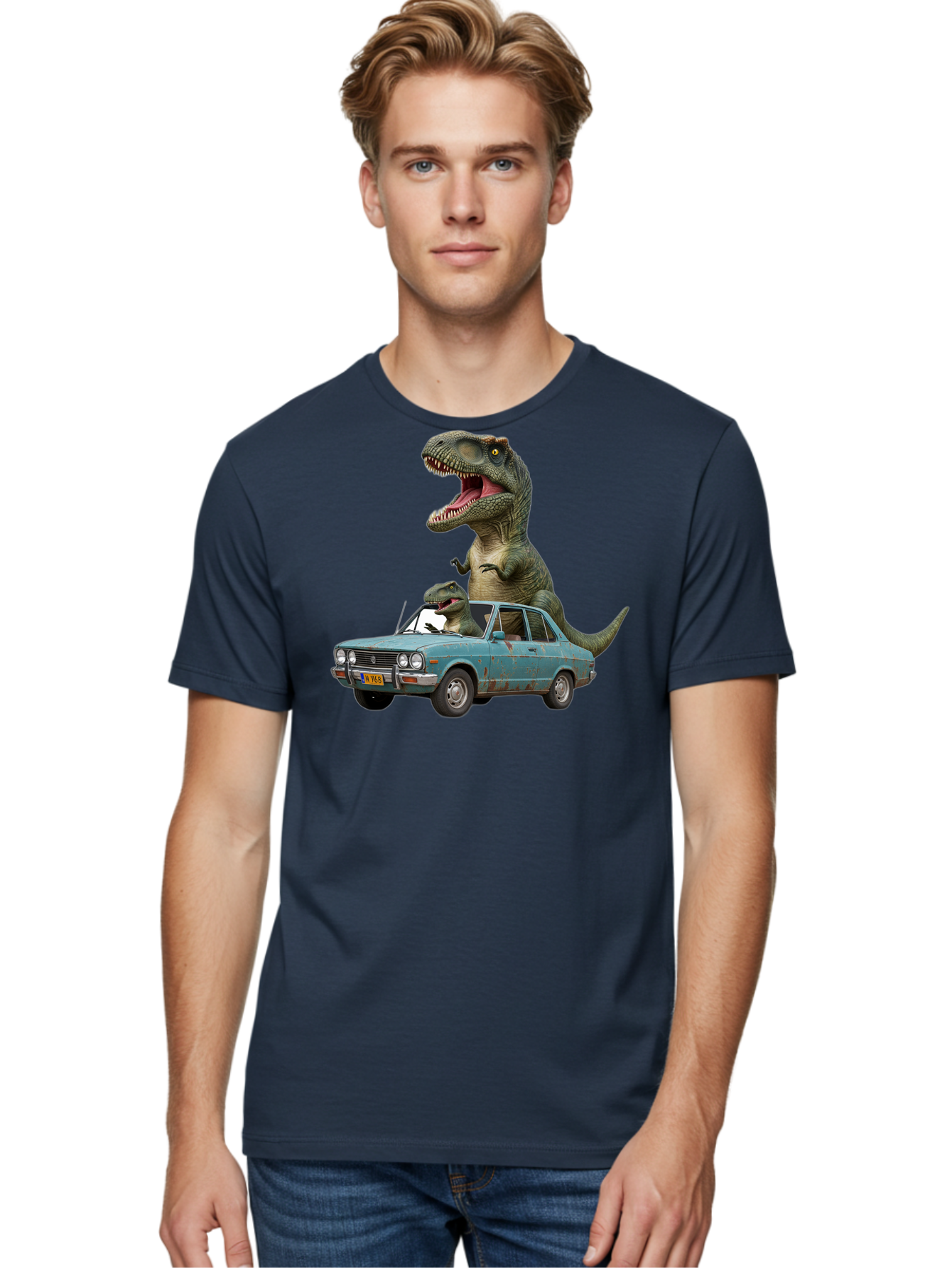 Dinos-In-Car Men'S Graphic Tee, 100% Cotton, Comfortable Casual Summer Wear, Machine Washable, Vintage Camera, Old Camera, Antique Camera, Black Camera, Classic Photography, Photography Equipment, Nostalgic Device, Film Camera, Camera Art Bah928