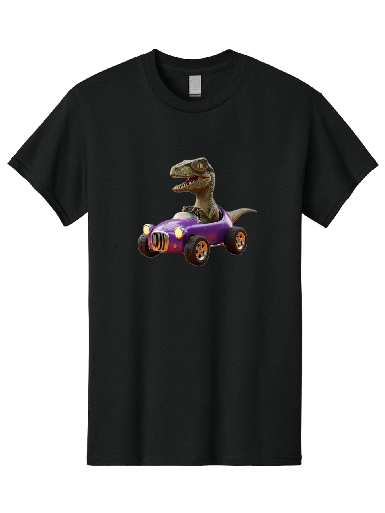 Dinosaur-In-Purple-Car Men'S Graphic Tee, 100% Cotton, Comfortable Casual Summer Wear, Machine Washable, Vintage Camera, Old Camera, Antique Camera, Black Camera, Classic Photography, Photography Equipment, Nostalgic Device, Film Camera, Bah932