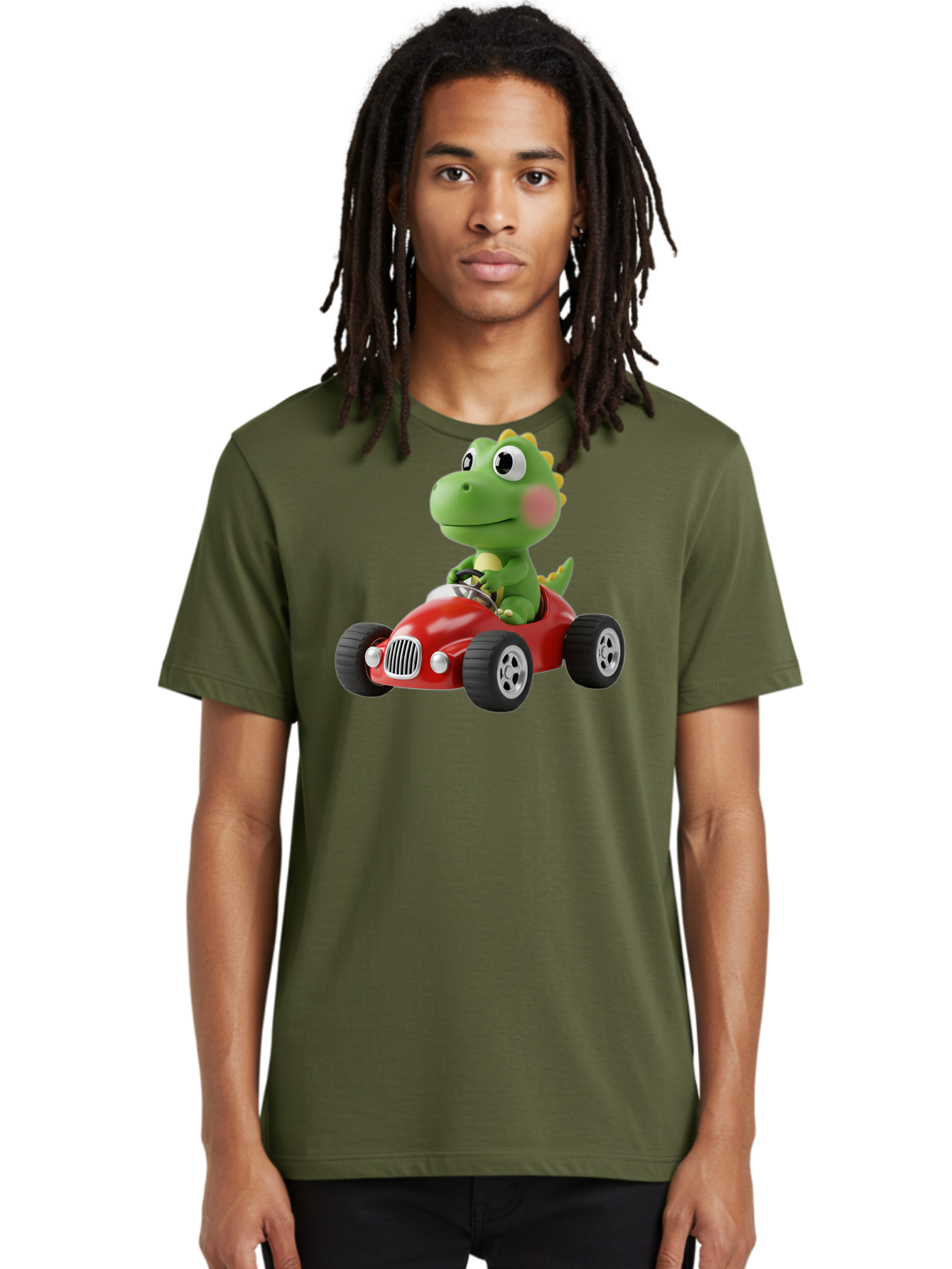 Dinosaur-Racing-Car Men'S Graphic Tee, 100% Cotton, Comfortable Casual Summer Wear, Machine Washable, Vintage Camera, Old Camera, Antique Camera, Black Camera, Classic Photography, Photography Equipment, Nostalgic Device, Film Camera, Bah933