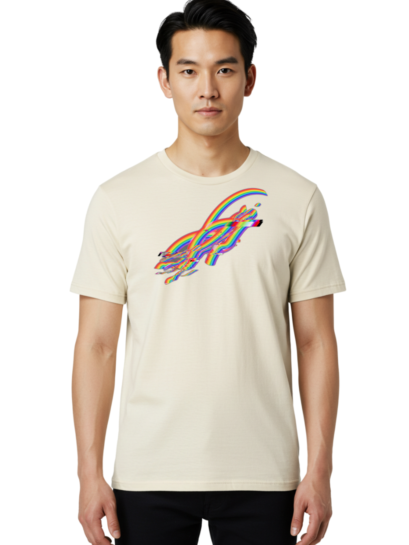 Distorted-Swirl Men'S Graphic Tee, 100% Cotton, Comfortable Casual Summer Wear, Machine Washable, Vintage Camera, Old Camera, Antique Camera, Black Camera, Classic Photography, Photography Equipment, Nostalgic Device, Film Camera, Camera Art Bah935