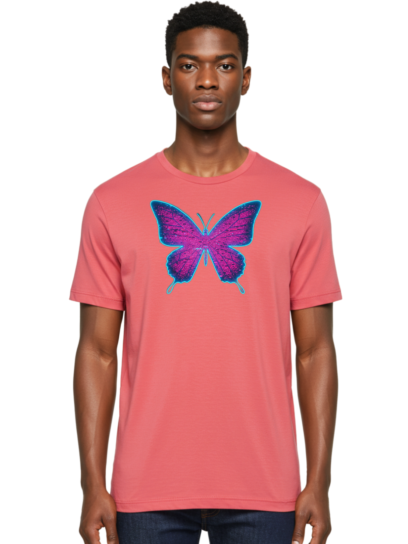 Dna-Butterfly Men'S Graphic Tee, 100% Cotton, Comfortable Casual Summer Wear, Machine Washable, Vintage Camera, Old Camera, Antique Camera, Black Camera, Classic Photography, Photography Equipment, Nostalgic Device, Film Camera, Camera Art Bah937