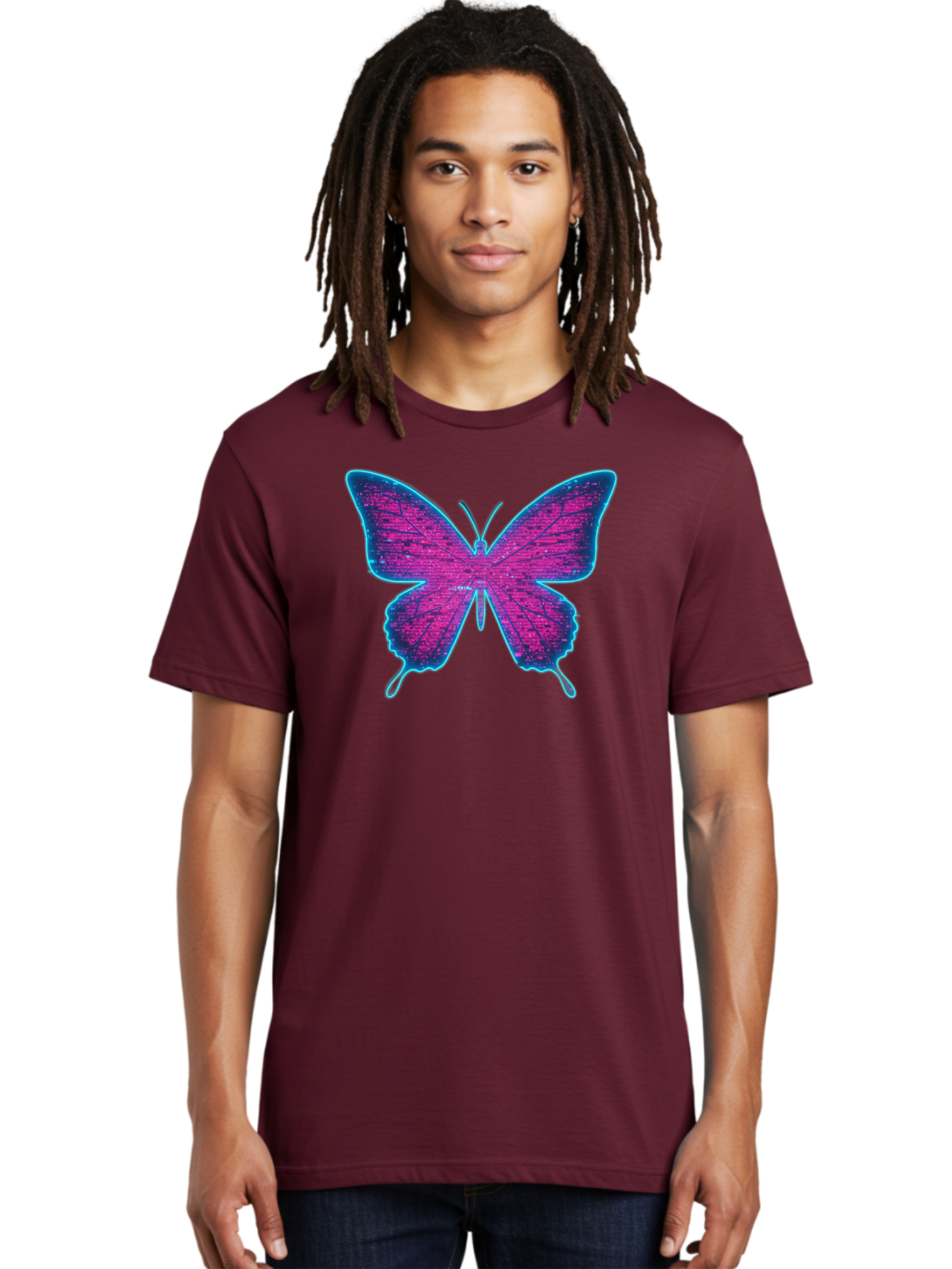 Dna-Butterfly Men'S Graphic Tee, 100% Cotton, Comfortable Casual Summer Wear, Machine Washable, Vintage Camera, Old Camera, Antique Camera, Black Camera, Classic Photography, Photography Equipment, Nostalgic Device, Film Camera, Camera Art Bah937