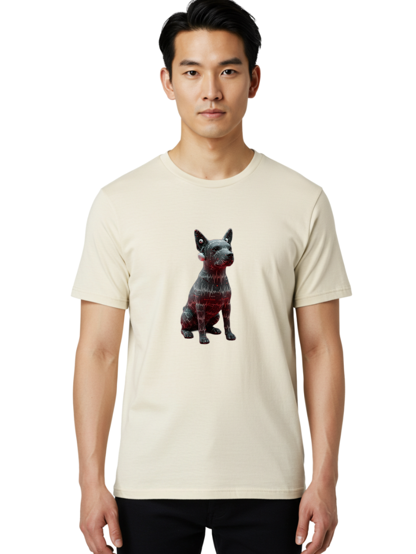 Dog-Figurine Men'S Graphic Tee, 100% Cotton, Comfortable Casual Summer Wear, Machine Washable, Vintage Camera, Old Camera, Antique Camera, Black Camera, Classic Photography, Photography Equipment, Nostalgic Device, Film Camera, Camera Art Bah941