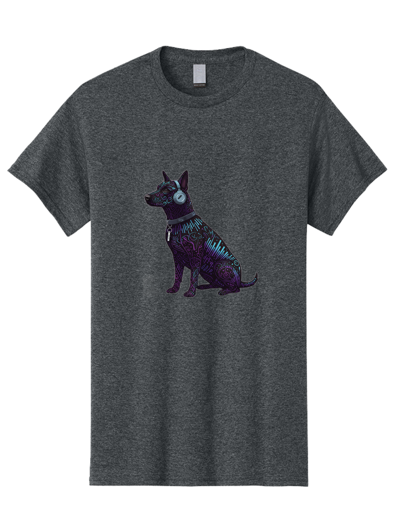 Dog-Wearing-Headphones-1 Men'S Graphic Tee, 100% Cotton, Comfortable Casual Summer Wear, Machine Washable, Vintage Camera, Old Camera, Antique Camera, Black Camera, Classic Photography, Photography Equipment, Nostalgic Device, Film Camera, Bah944