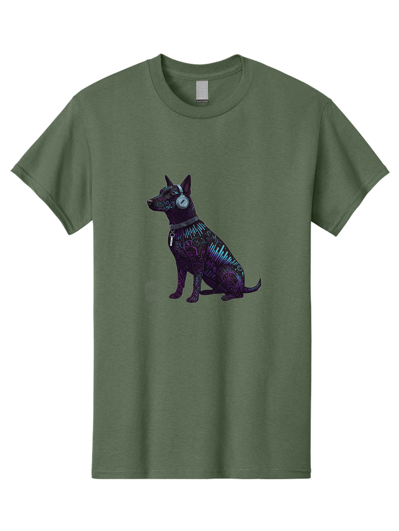 Dog-Wearing-Headphones-1 Men'S Graphic Tee, 100% Cotton, Comfortable Casual Summer Wear, Machine Washable, Vintage Camera, Old Camera, Antique Camera, Black Camera, Classic Photography, Photography Equipment, Nostalgic Device, Film Camera, Bah944