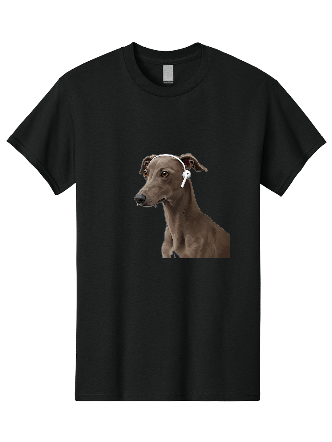 Dog-Wearing-Headphones Men'S Graphic Tee, 100% Cotton, Comfortable Casual Summer Wear, Machine Washable, Vintage Camera, Old Camera, Antique Camera, Black Camera, Classic Photography, Photography Equipment, Nostalgic Device, Film Camera, Bah945