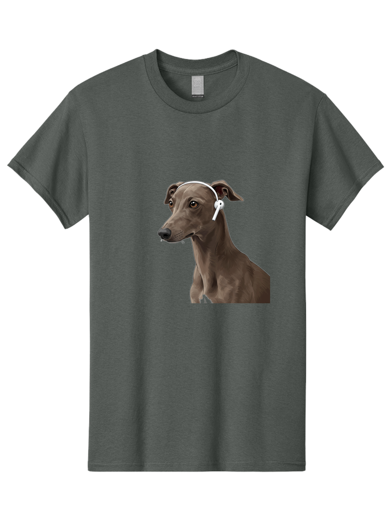 Dog-Wearing-Headphones Men'S Graphic Tee, 100% Cotton, Comfortable Casual Summer Wear, Machine Washable, Vintage Camera, Old Camera, Antique Camera, Black Camera, Classic Photography, Photography Equipment, Nostalgic Device, Film Camera, Bah945