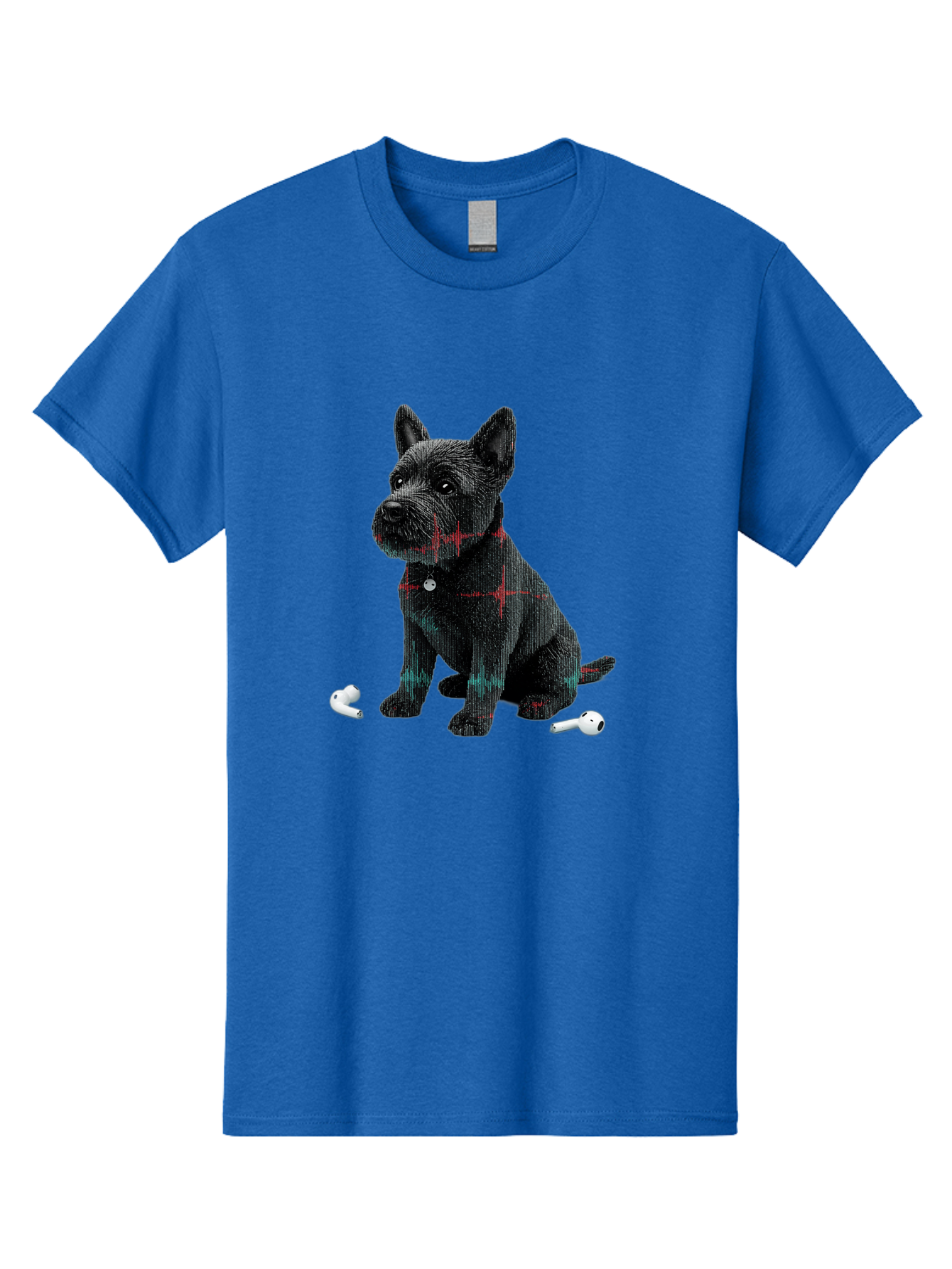 Dog-With-Earbuds Men'S Graphic Tee, 100% Cotton, Comfortable Casual Summer Wear, Machine Washable, Vintage Camera, Old Camera, Antique Camera, Black Camera, Classic Photography, Photography Equipment, Nostalgic Device, Film Camera, Camera Art Bah947