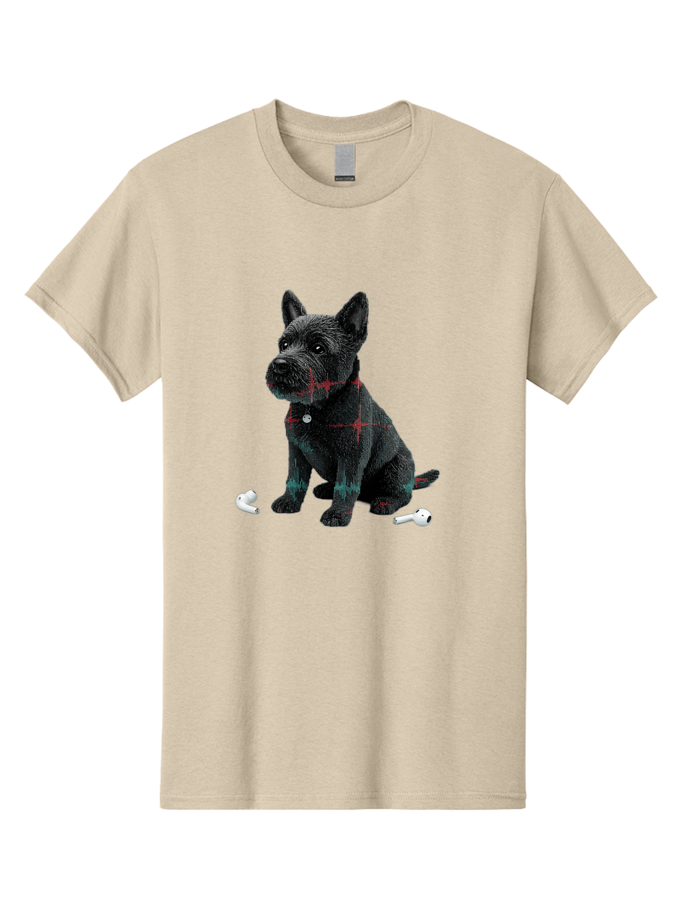 Dog-With-Earbuds Men'S Graphic Tee, 100% Cotton, Comfortable Casual Summer Wear, Machine Washable, Vintage Camera, Old Camera, Antique Camera, Black Camera, Classic Photography, Photography Equipment, Nostalgic Device, Film Camera, Camera Art Bah947