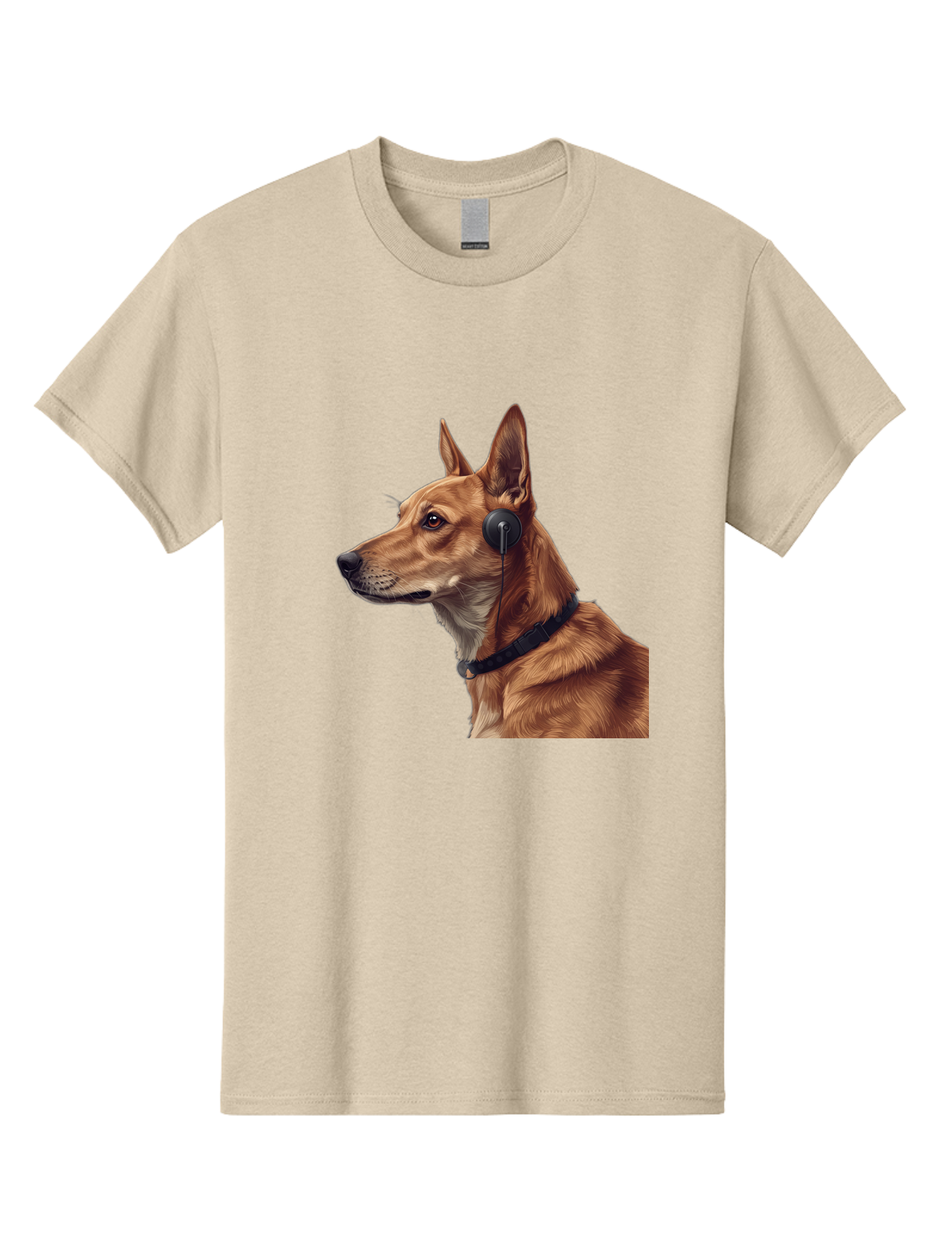 Dog-With-Headphones-2 Men'S Graphic Tee, 100% Cotton, Comfortable Casual Summer Wear, Machine Washable, Vintage Camera, Old Camera, Antique Camera, Black Camera, Classic Photography, Photography Equipment, Nostalgic Device, Film Camera, Bah949
