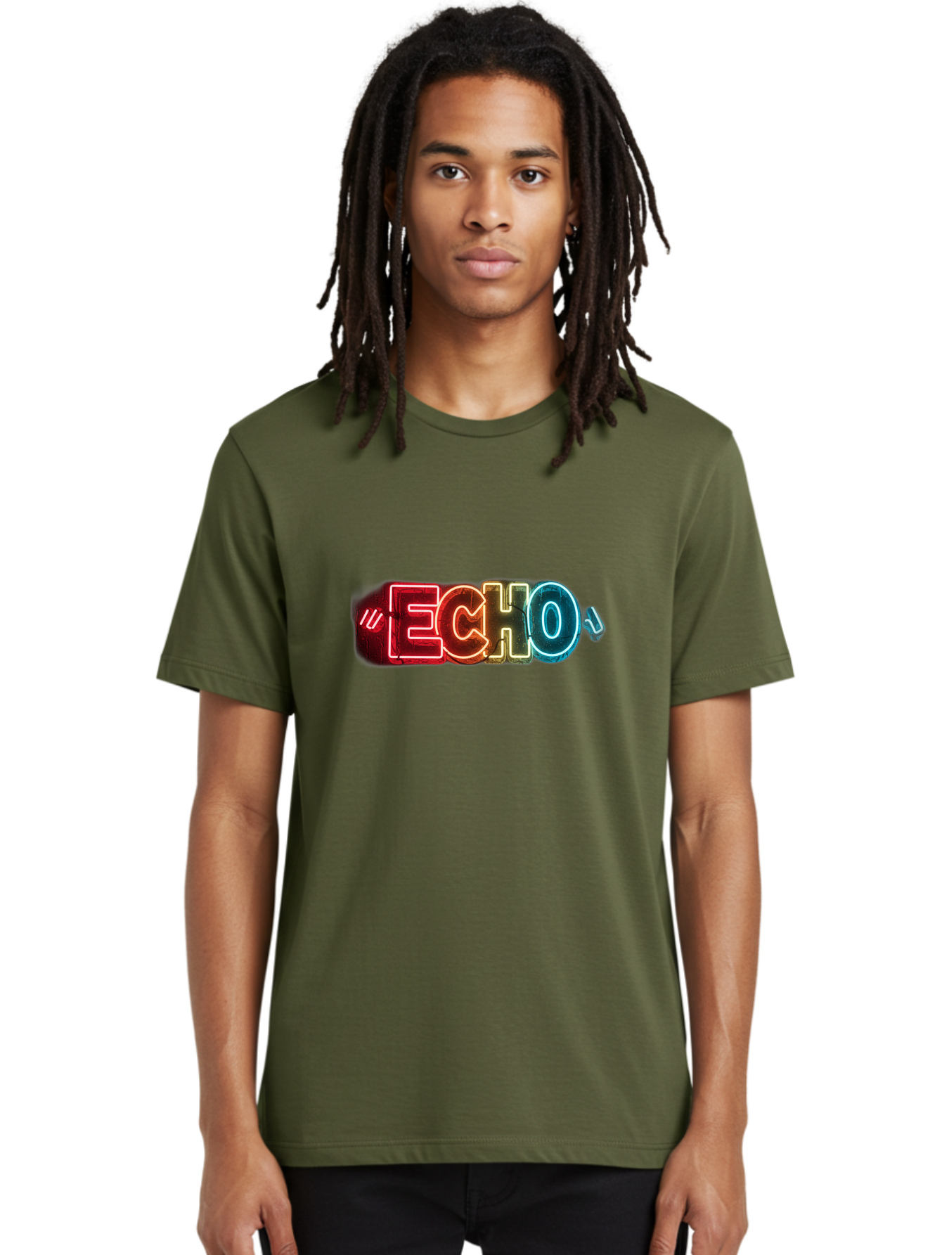 Echo Men'S Graphic Tee, 100% Cotton, Comfortable Casual Summer Wear, Machine Washable, Vintage Camera, Old Camera, Antique Camera, Black Camera, Classic Photography, Photography Equipment, Nostalgic Device, Film Camera, Camera Art Bah956
