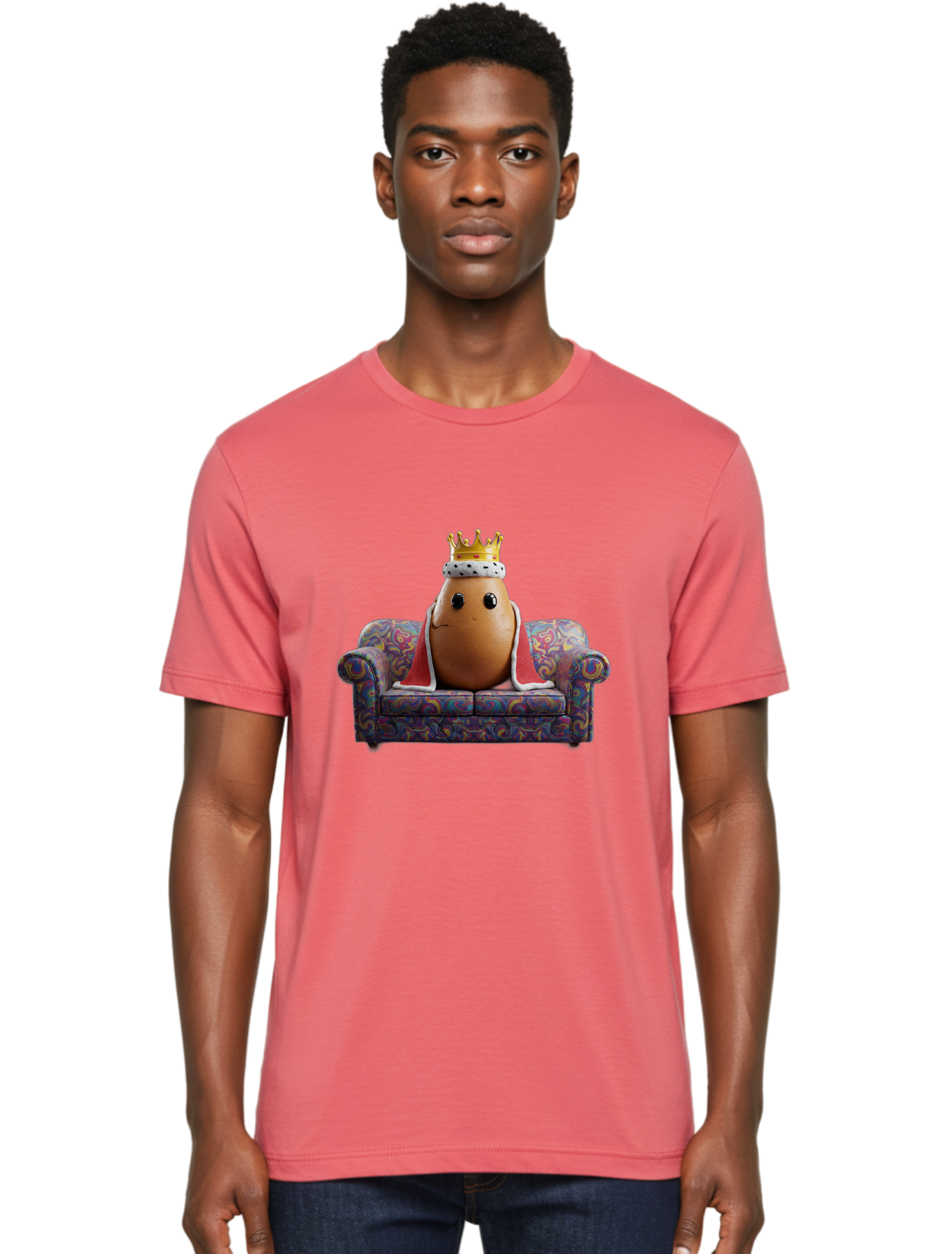 Egg-King-1 Men'S Graphic Tee, 100% Cotton, Comfortable Casual Summer Wear, Machine Washable, Vintage Camera, Old Camera, Antique Camera, Black Camera, Classic Photography, Photography Equipment, Nostalgic Device, Film Camera, Camera Art Bah959