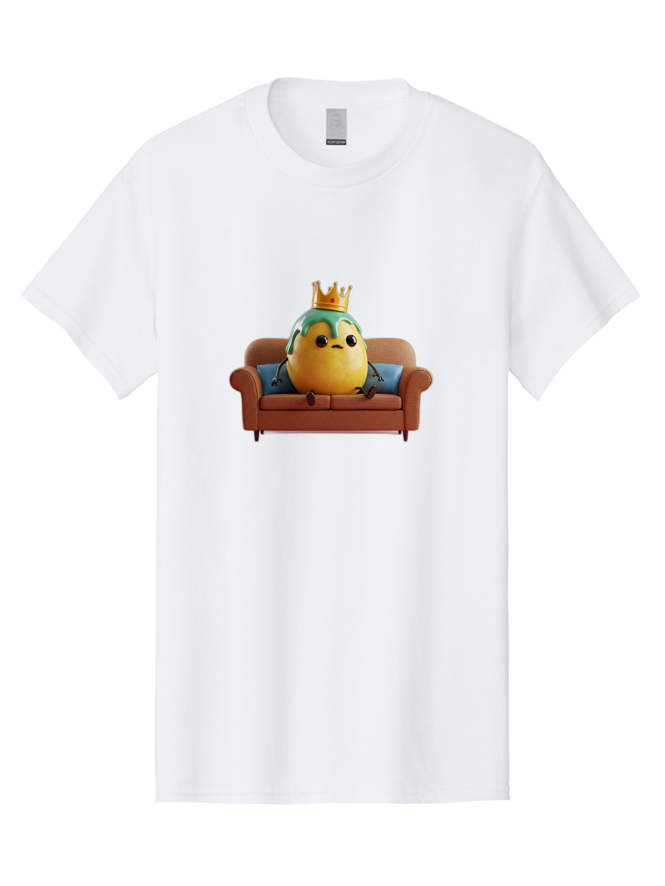 Egg-King-On-Sofa Men'S Graphic Tee, 100% Cotton, Comfortable Casual Summer Wear, Machine Washable, Vintage Camera, Old Camera, Antique Camera, Black Camera, Classic Photography, Photography Equipment, Nostalgic Device, Film Camera, Camera Art Bah961