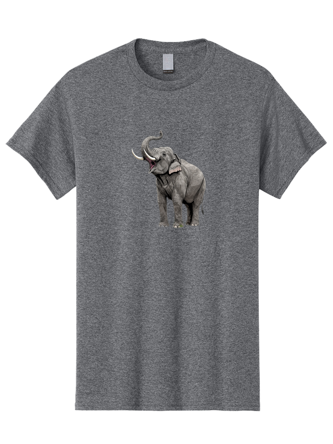 Elephant-1 Men'S Graphic Tee, 100% Cotton, Comfortable Casual Summer Wear, Machine Washable, Vintage Camera, Old Camera, Antique Camera, Black Camera, Classic Photography, Photography Equipment, Nostalgic Device, Film Camera, Camera Art Bah966