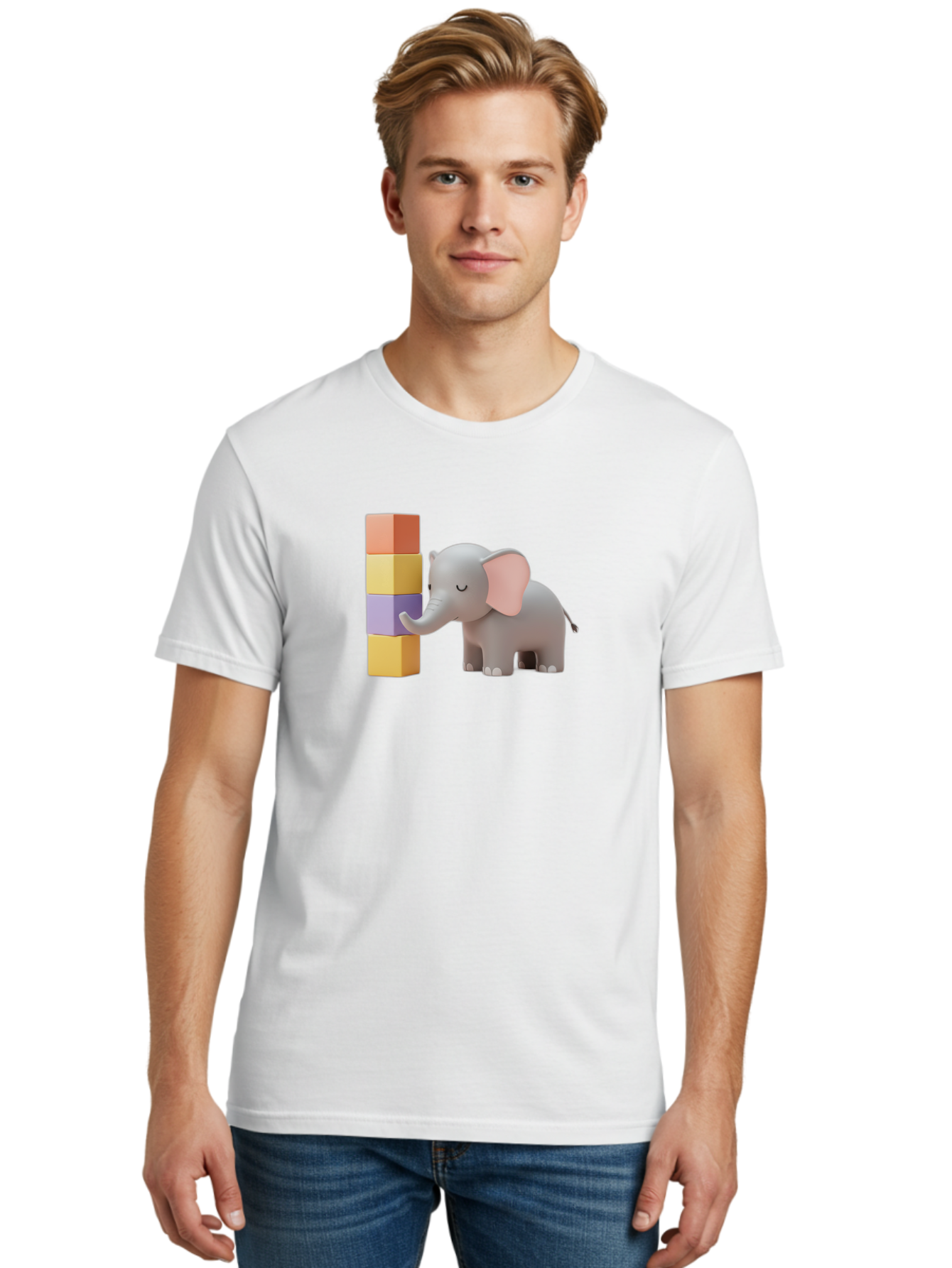 Elephant-And-Blocks Men'S Graphic Tee, 100% Cotton, Comfortable Casual Summer Wear, Machine Washable, Vintage Camera, Old Camera, Antique Camera, Black Camera, Classic Photography, Photography Equipment, Nostalgic Device, Film Camera, Bah967