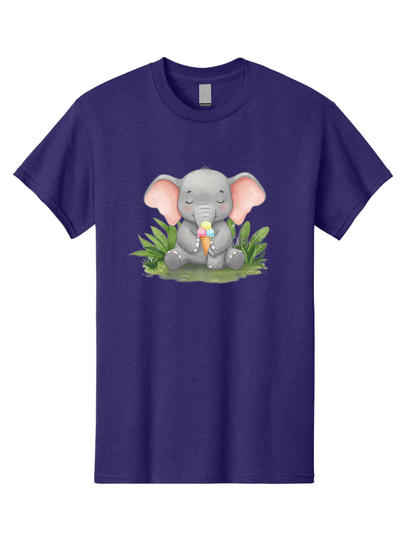 Elephant-With-Ice-Cream Men'S Graphic Tee, 100% Cotton, Comfortable Casual Summer Wear, Machine Washable, Vintage Camera, Old Camera, Antique Camera, Black Camera, Classic Photography, Photography Equipment, Nostalgic Device, Film Camera, Bah973