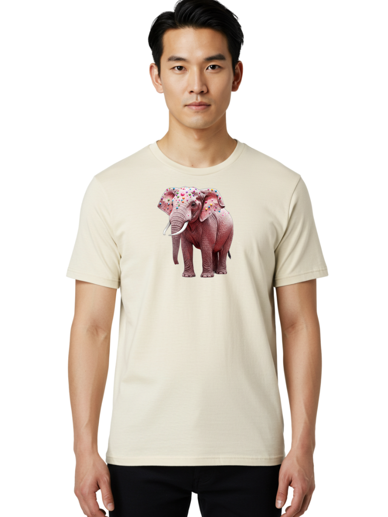 Elephant-With-Sprinkles Men'S Graphic Tee, 100% Cotton, Comfortable Casual Summer Wear, Machine Washable, Vintage Camera, Old Camera, Antique Camera, Black Camera, Classic Photography, Photography Equipment, Nostalgic Device, Film Camera, Bah975