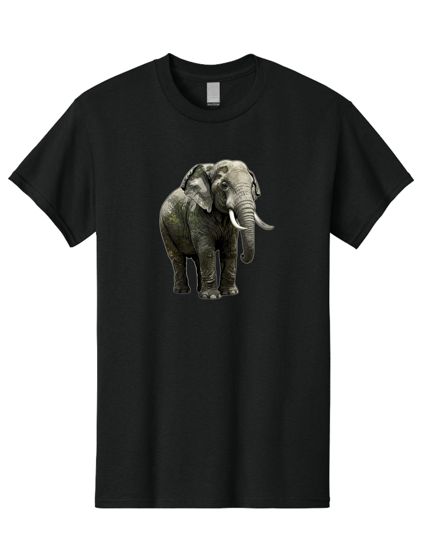 Elephant Men'S Graphic Tee, 100% Cotton, Comfortable Casual Summer Wear, Machine Washable, Vintage Camera, Old Camera, Antique Camera, Black Camera, Classic Photography, Photography Equipment, Nostalgic Device, Film Camera, Camera Art Bah976
