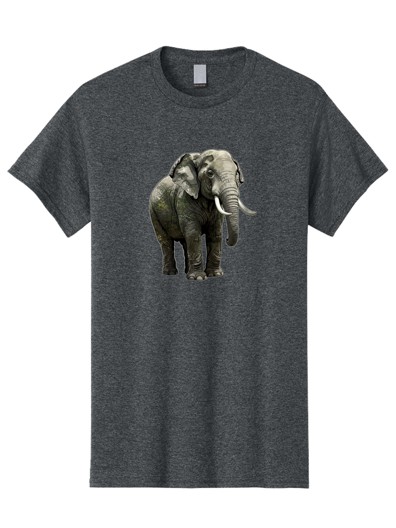 Elephant Men'S Graphic Tee, 100% Cotton, Comfortable Casual Summer Wear, Machine Washable, Vintage Camera, Old Camera, Antique Camera, Black Camera, Classic Photography, Photography Equipment, Nostalgic Device, Film Camera, Camera Art Bah976