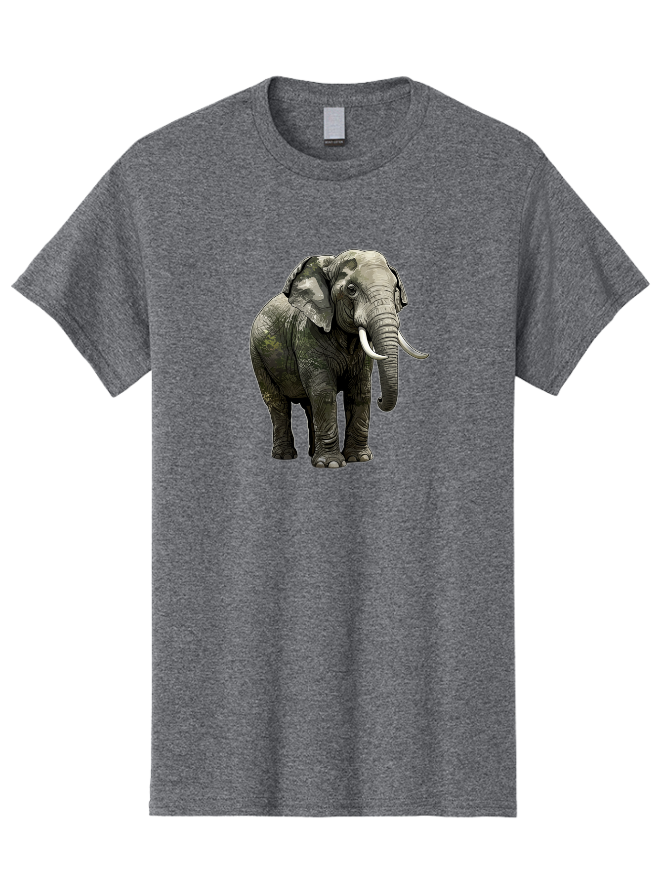 Elephant Men'S Graphic Tee, 100% Cotton, Comfortable Casual Summer Wear, Machine Washable, Vintage Camera, Old Camera, Antique Camera, Black Camera, Classic Photography, Photography Equipment, Nostalgic Device, Film Camera, Camera Art Bah976