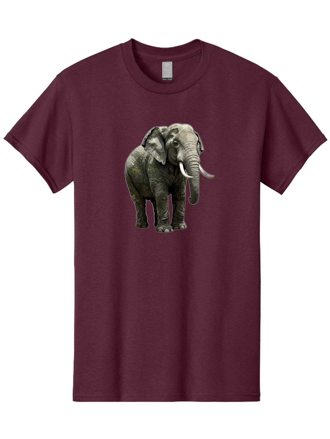 Elephant Men'S Graphic Tee, 100% Cotton, Comfortable Casual Summer Wear, Machine Washable, Vintage Camera, Old Camera, Antique Camera, Black Camera, Classic Photography, Photography Equipment, Nostalgic Device, Film Camera, Camera Art Bah976