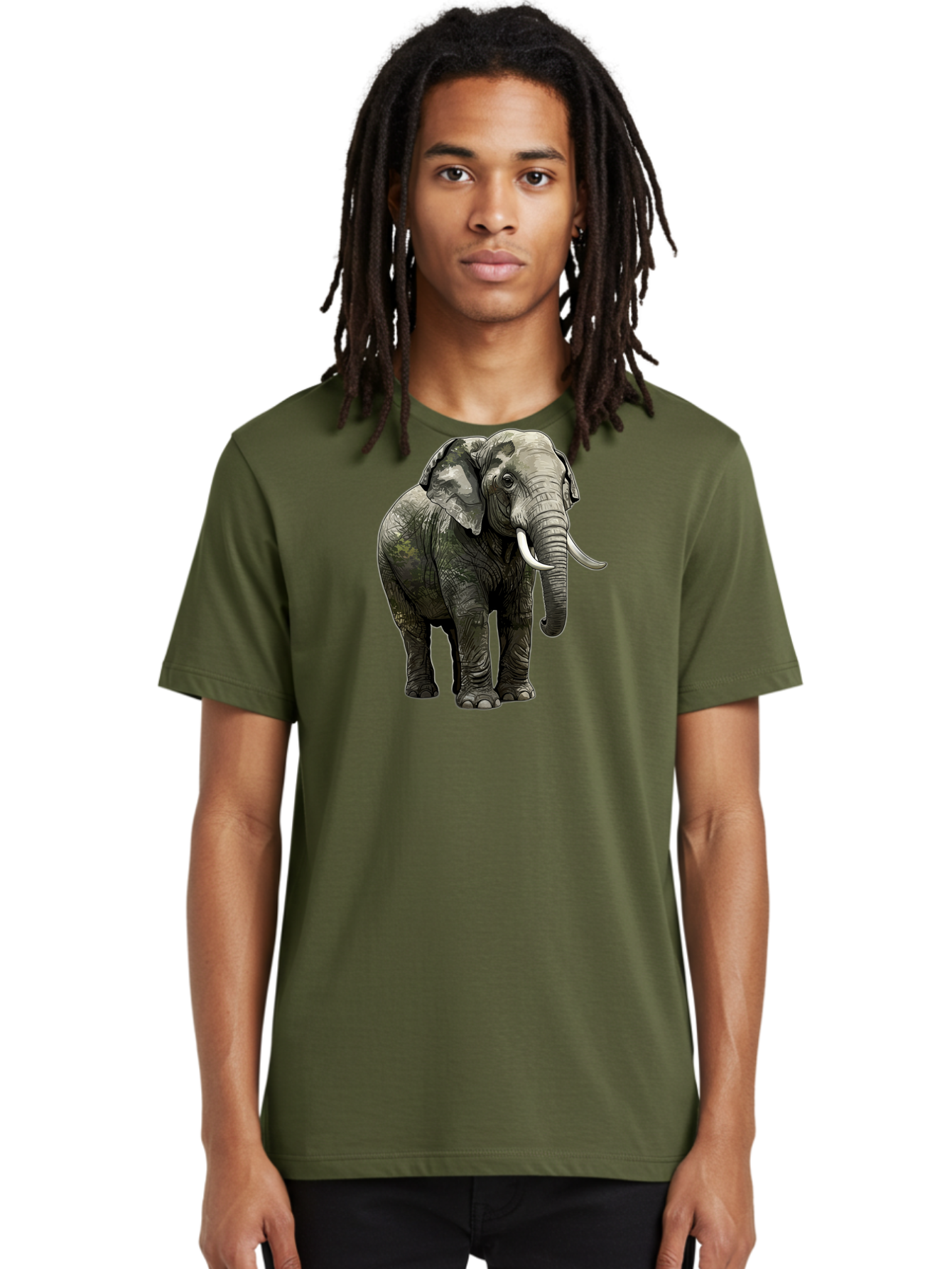 Elephant Men'S Graphic Tee, 100% Cotton, Comfortable Casual Summer Wear, Machine Washable, Vintage Camera, Old Camera, Antique Camera, Black Camera, Classic Photography, Photography Equipment, Nostalgic Device, Film Camera, Camera Art Bah976