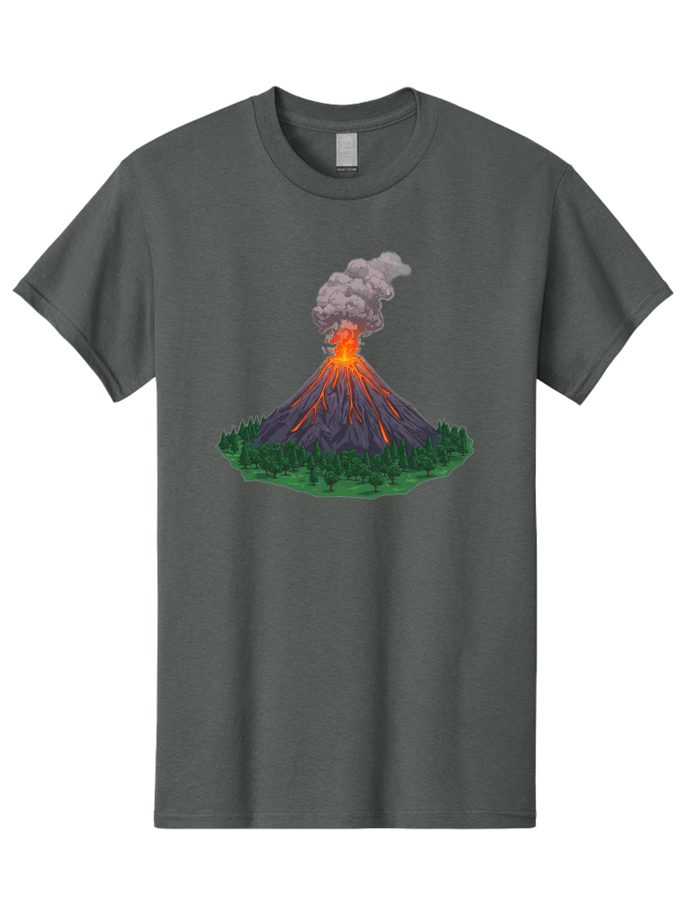 Erupting-Volcano-12 Men'S Graphic Tee, 100% Cotton, Comfortable Casual Summer Wear, Machine Washable, Vintage Camera, Old Camera, Antique Camera, Black Camera, Classic Photography, Photography Equipment, Nostalgic Device, Film Camera, Bah980