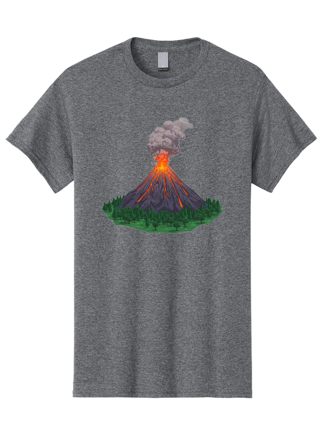 Erupting-Volcano-12 Men'S Graphic Tee, 100% Cotton, Comfortable Casual Summer Wear, Machine Washable, Vintage Camera, Old Camera, Antique Camera, Black Camera, Classic Photography, Photography Equipment, Nostalgic Device, Film Camera, Bah980