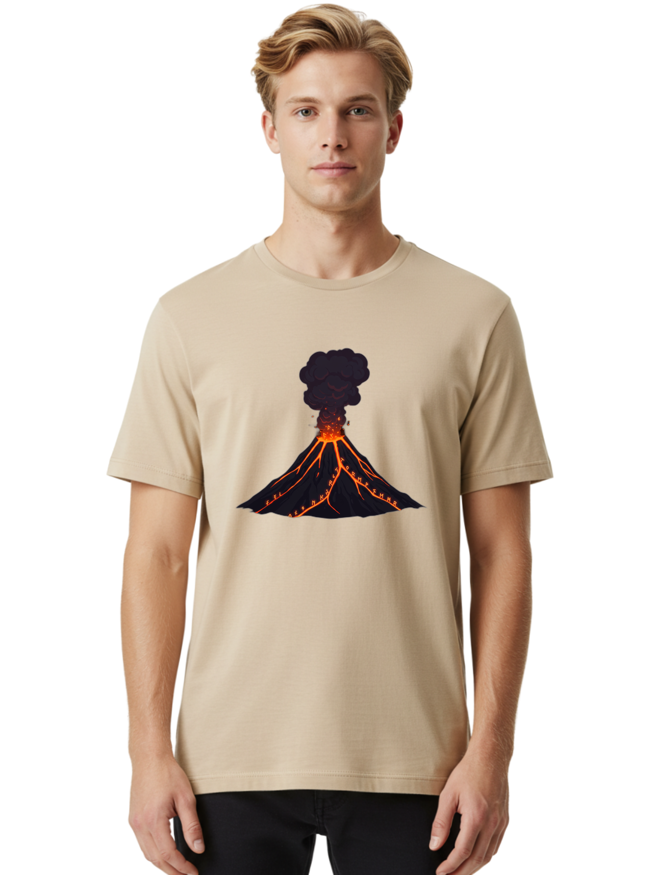 Erupting-Volcano-16 Men'S Graphic Tee, 100% Cotton, Comfortable Casual Summer Wear, Machine Washable, Vintage Camera, Old Camera, Antique Camera, Black Camera, Classic Photography, Photography Equipment, Nostalgic Device, Film Camera, Bah984