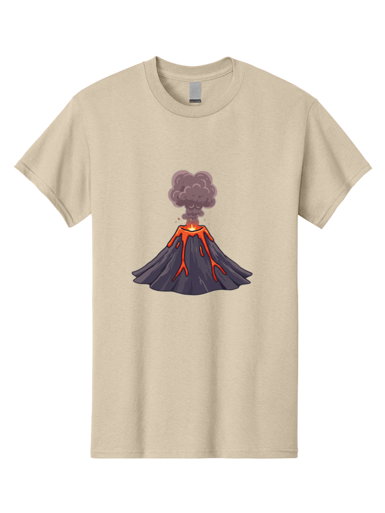 Erupting-Volcano-2 Men'S Graphic Tee, 100% Cotton, Comfortable Casual Summer Wear, Machine Washable, Vintage Camera, Old Camera, Antique Camera, Black Camera, Classic Photography, Photography Equipment, Nostalgic Device, Film Camera, Bah985