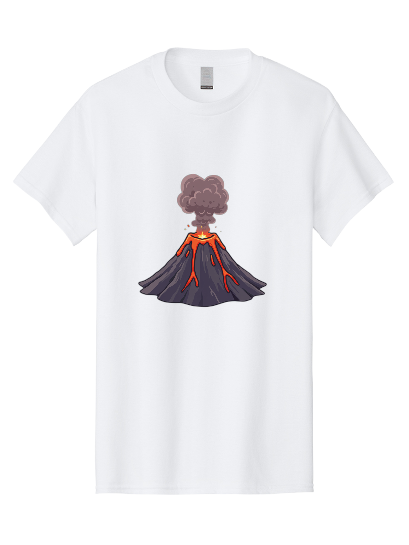 Erupting-Volcano-2 Men'S Graphic Tee, 100% Cotton, Comfortable Casual Summer Wear, Machine Washable, Vintage Camera, Old Camera, Antique Camera, Black Camera, Classic Photography, Photography Equipment, Nostalgic Device, Film Camera, Bah985